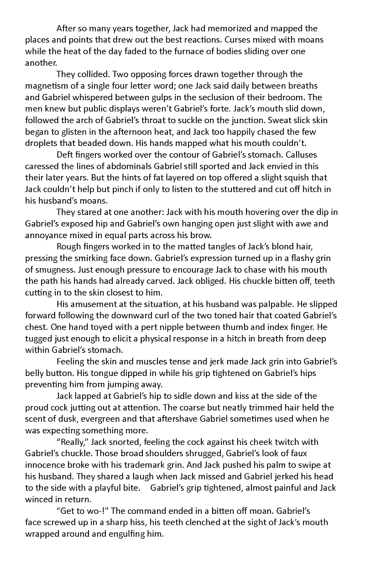 In Another Life: An R-18 Gabe &amp; Jack Zine page 10 full