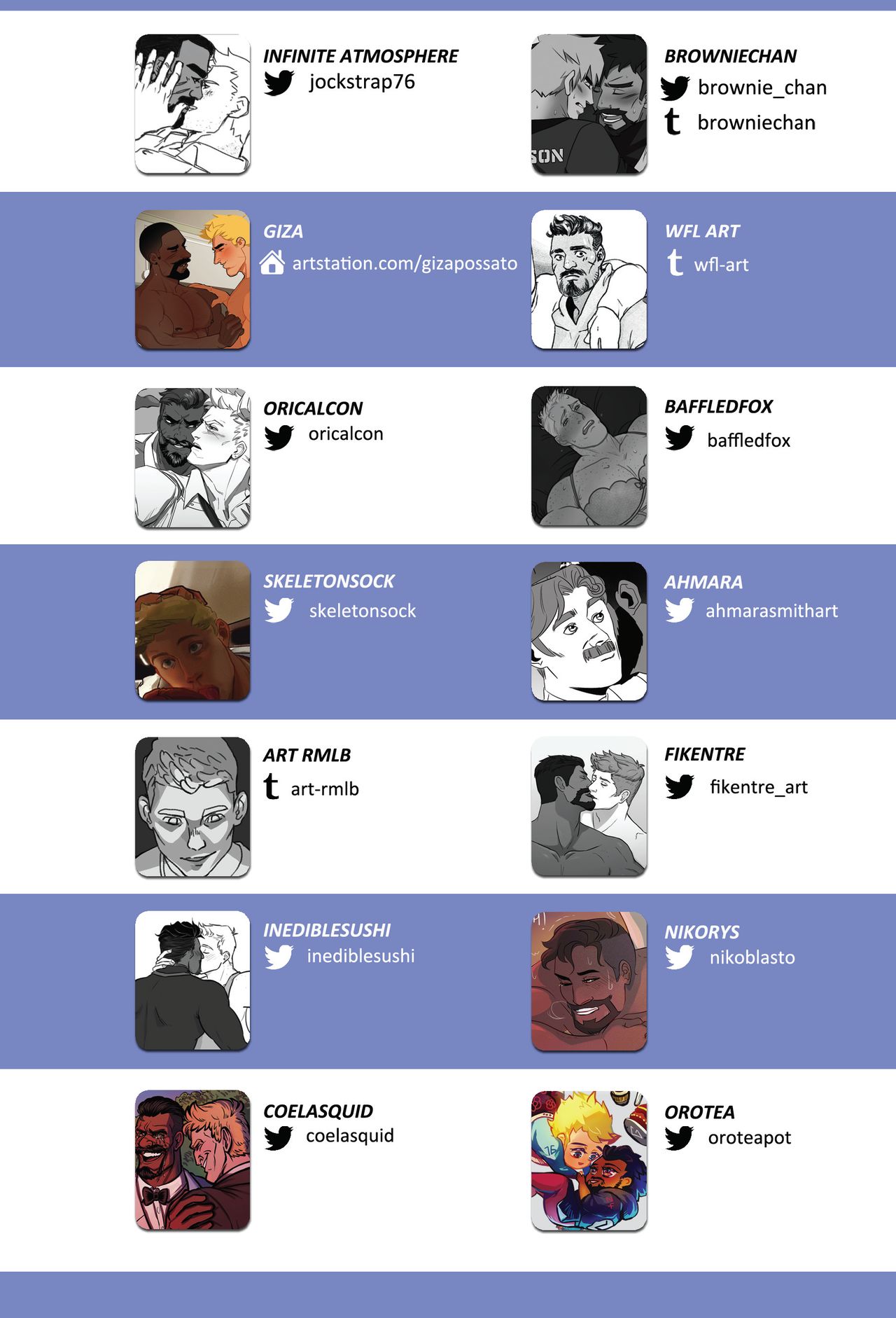 In Another Life: An R-18 Gabe &amp; Jack Zine page 5 full