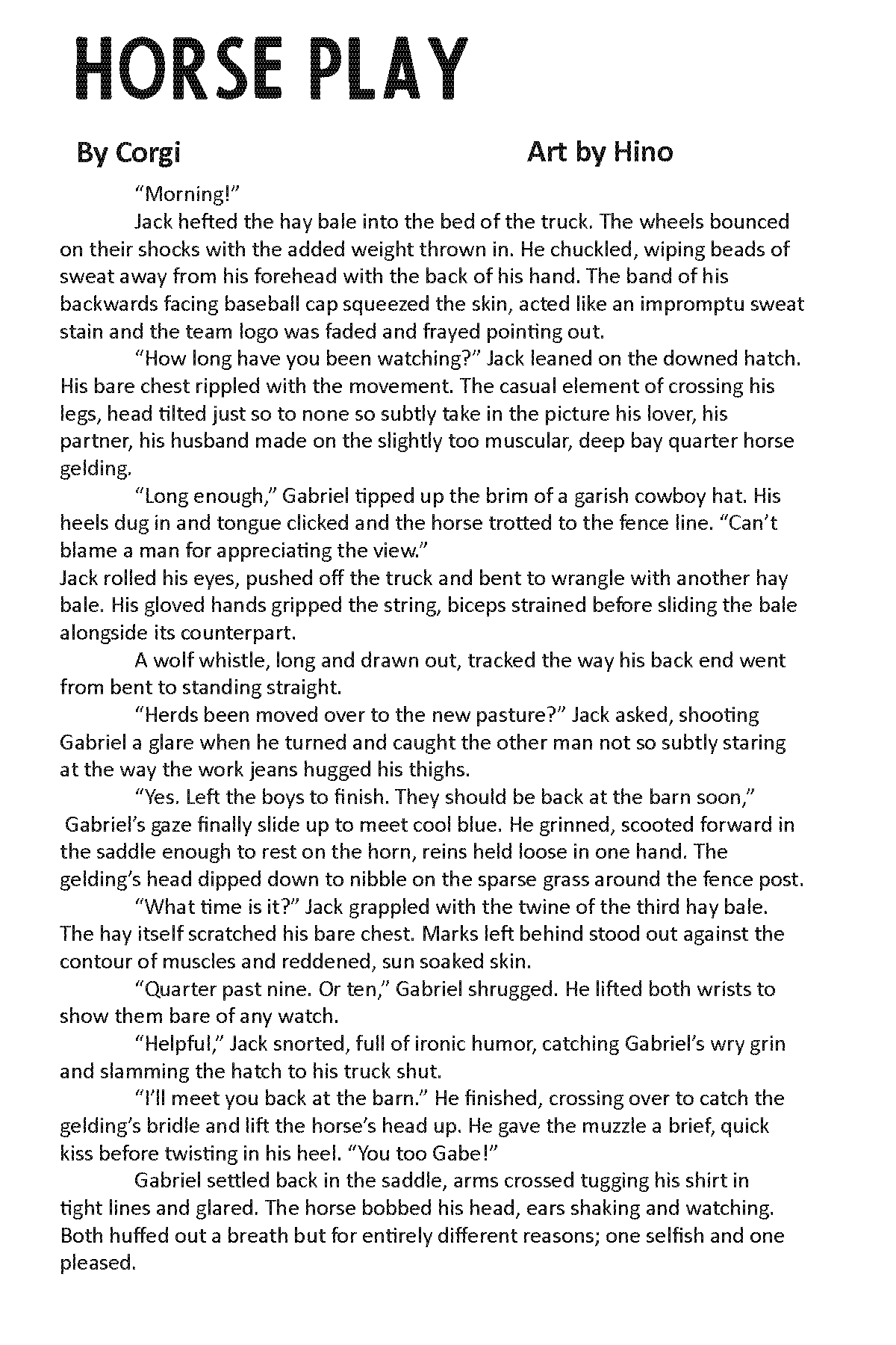 In Another Life: An R-18 Gabe &amp; Jack Zine page 8 full