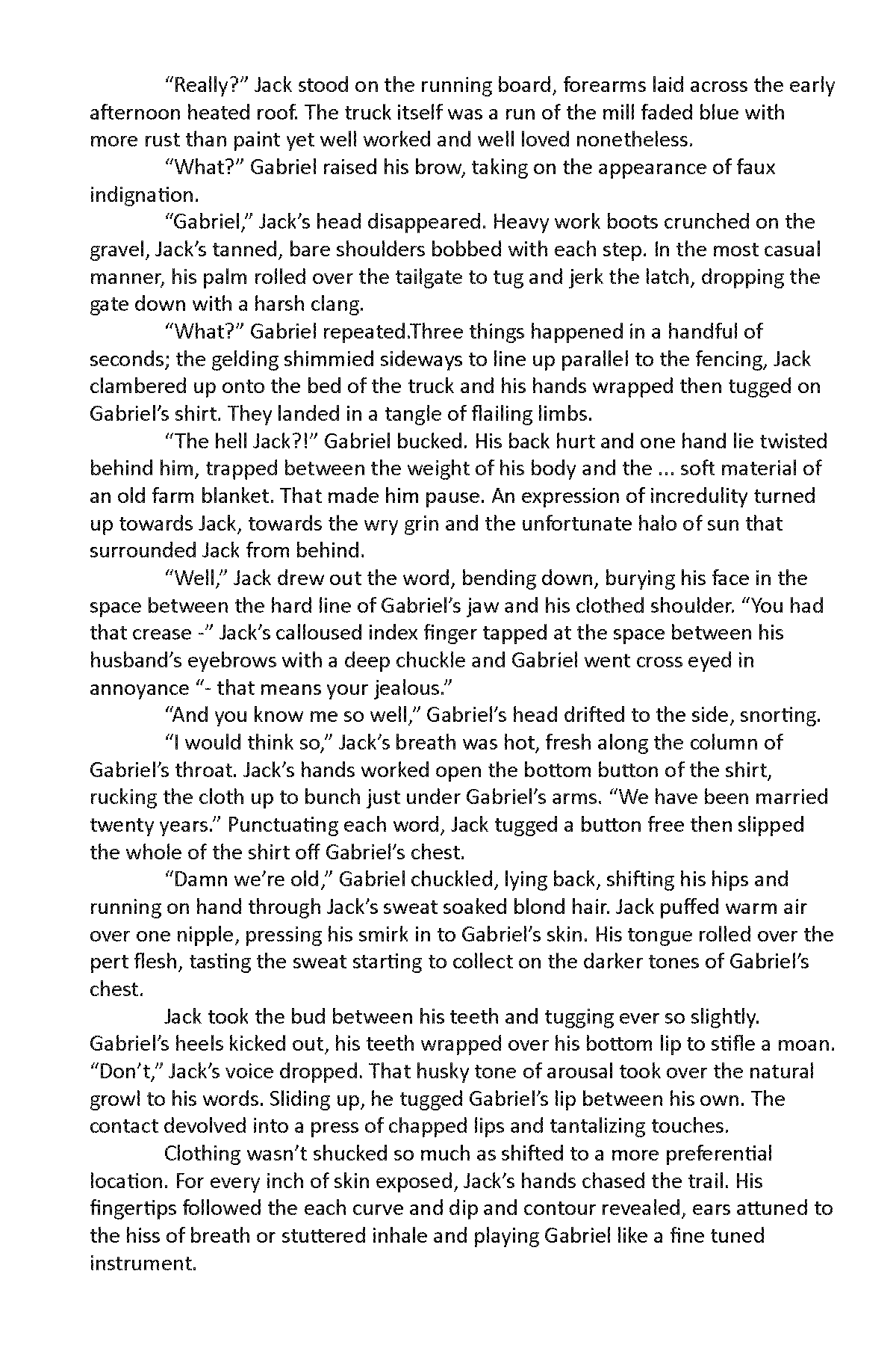 In Another Life: An R-18 Gabe &amp; Jack Zine page 9 full