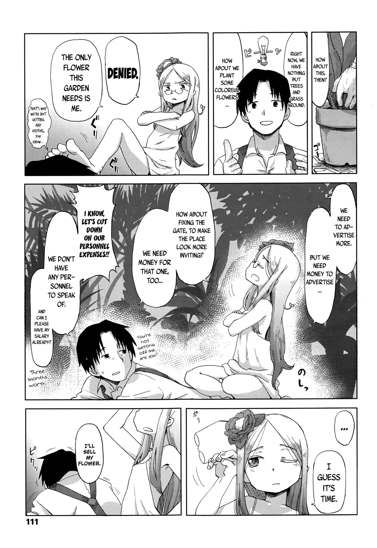 Hana no Kokoro to Keieijutsu - The Heart of a Flower, and its Care page 7 full