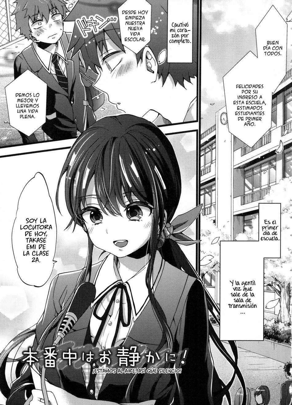 Honbanchuu wa Oshizuka ni! | ¡Estamos al Aire, asi que Silencio! page 1 full