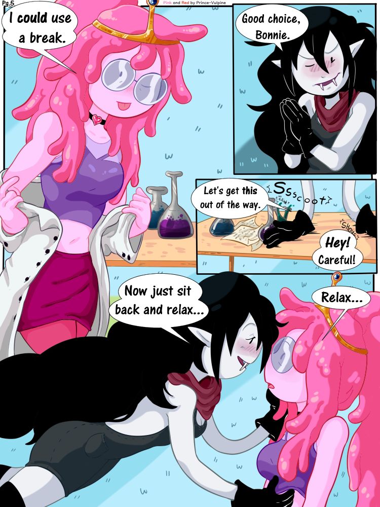 Pink and Red: Bubbline Comic page 6 full