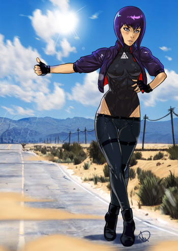 Motoko's Hitchhiking cover