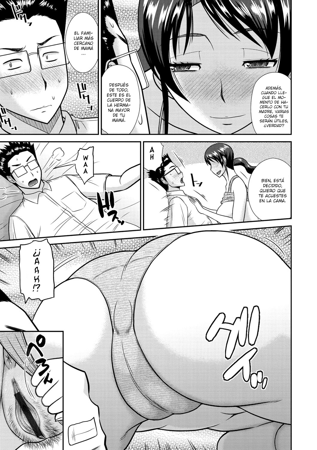 Haha Shimai Donburi | Revolcándome con mi madre y su hermana page 5 full