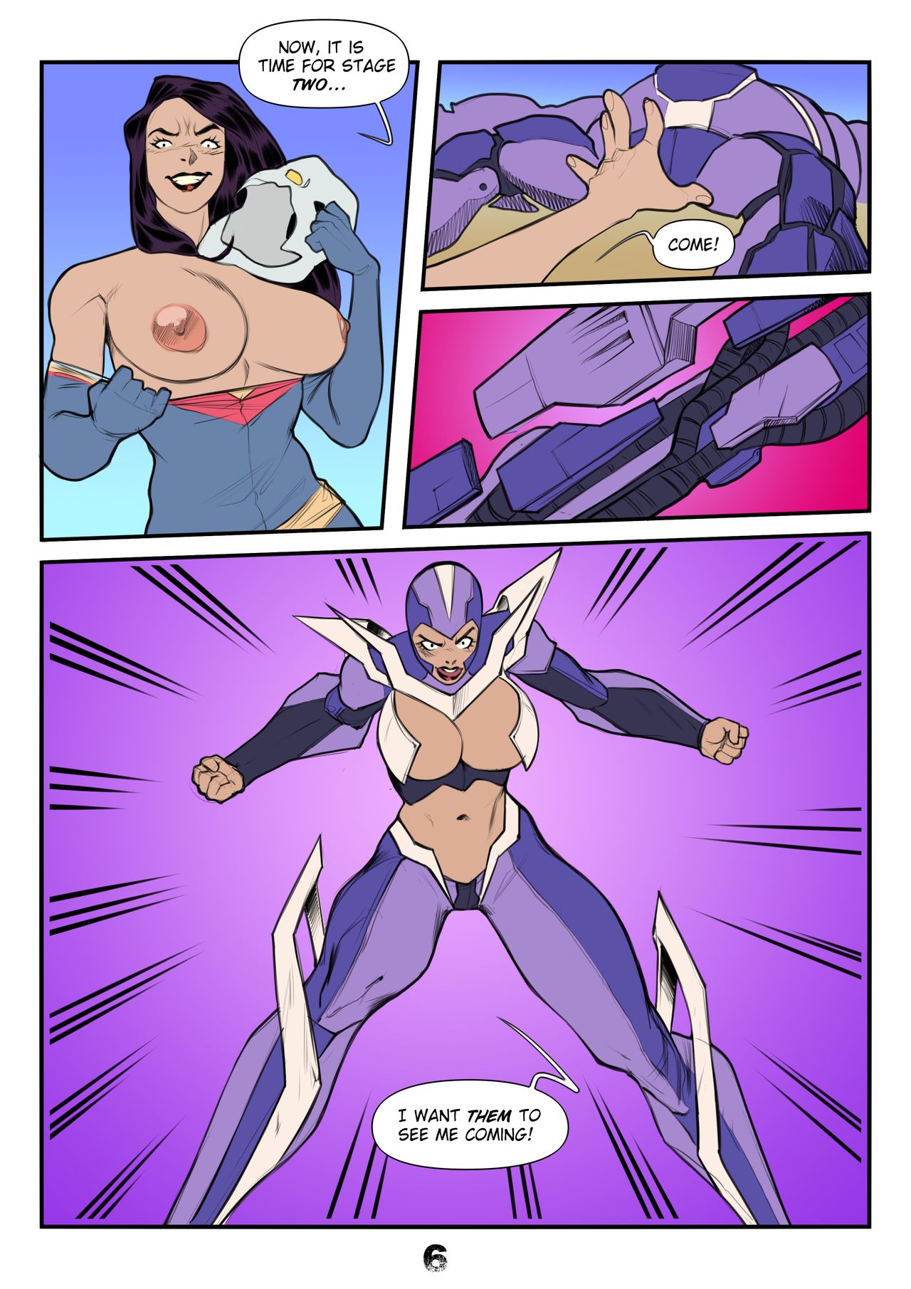Outlet Wins / Evil Lady Valiant, page 6 full
