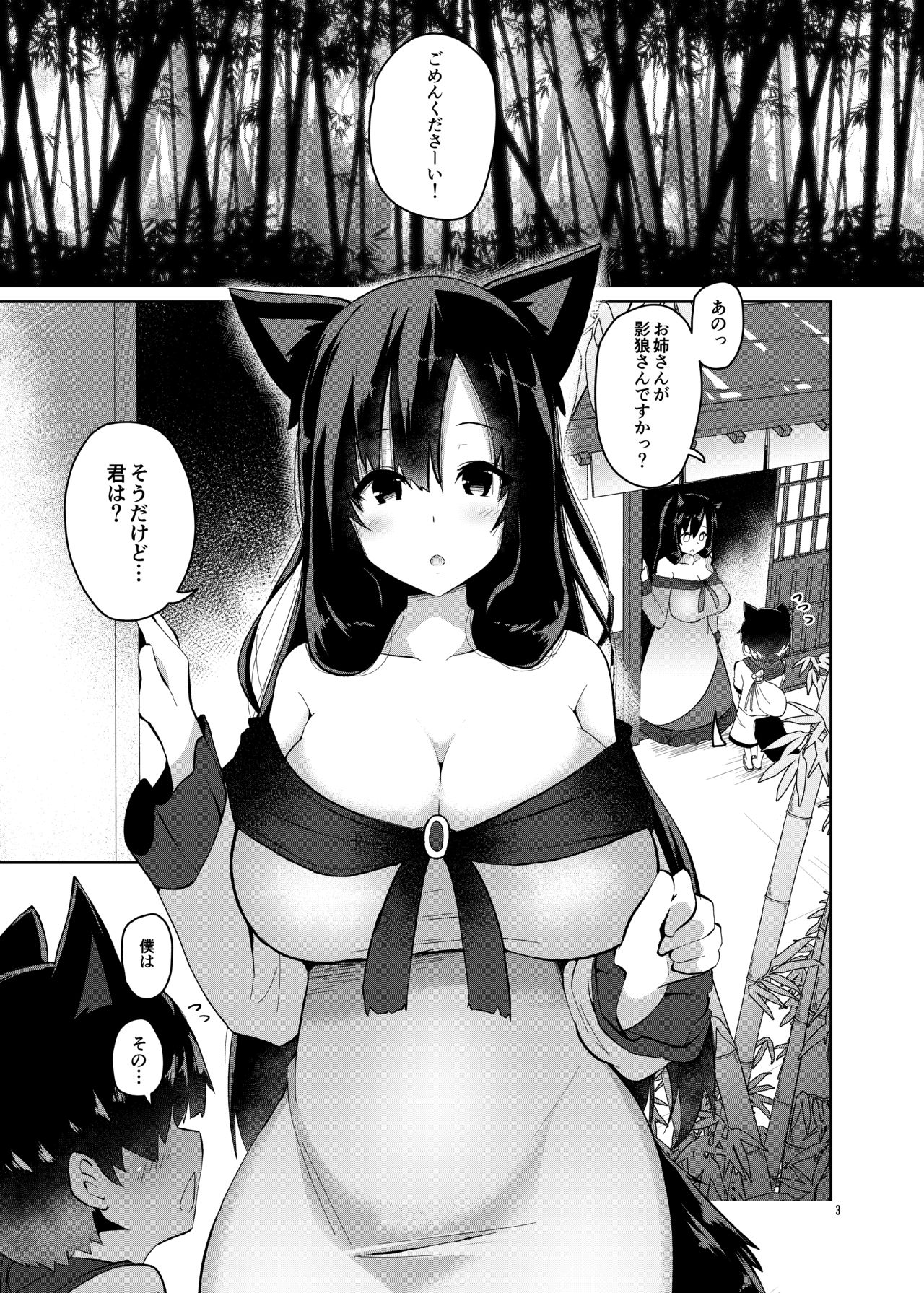 Ookami-san wa Kozukuri shitai! page 3 full
