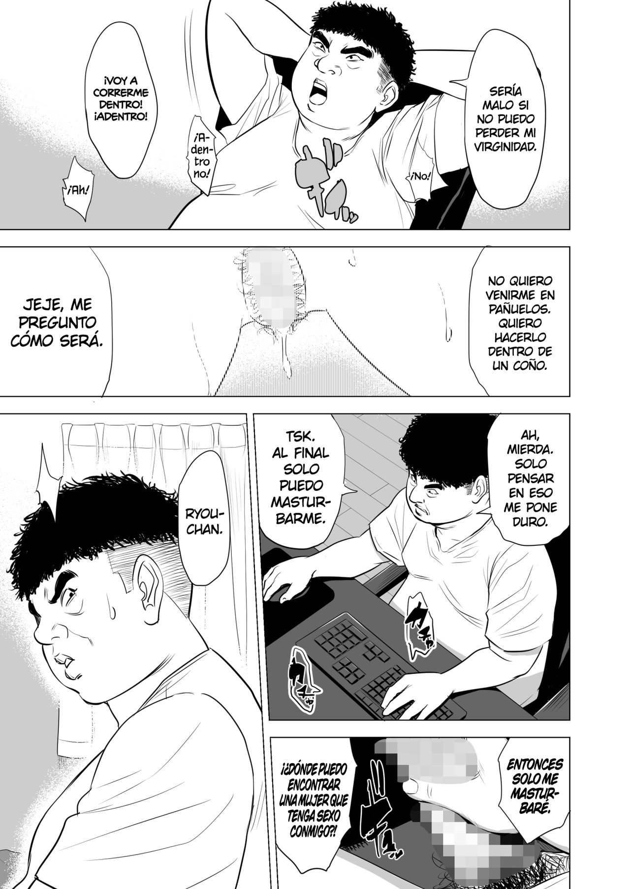 Haha no Tsutome ~Hikikomori Musuko no Seishori Dougu~ | El Deber de una Madre ~El Juguete Sexual de mi Hijo Encerrado~ page 8 full