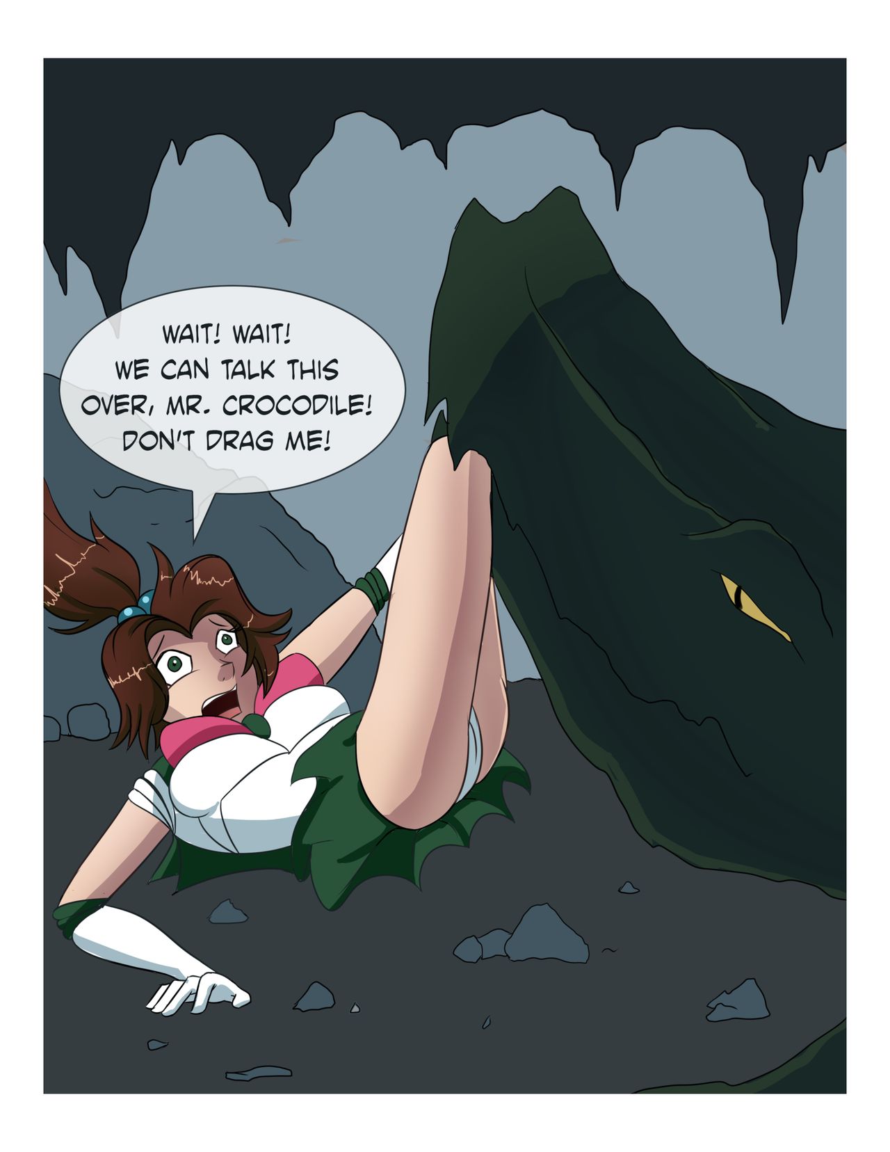 Sailor Jupiter and the Crocodile page 4 full