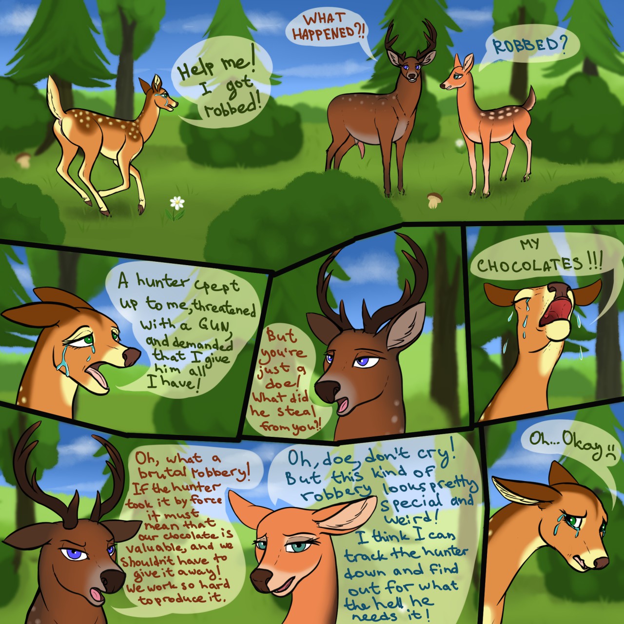 Hunter and Deers page 3 full