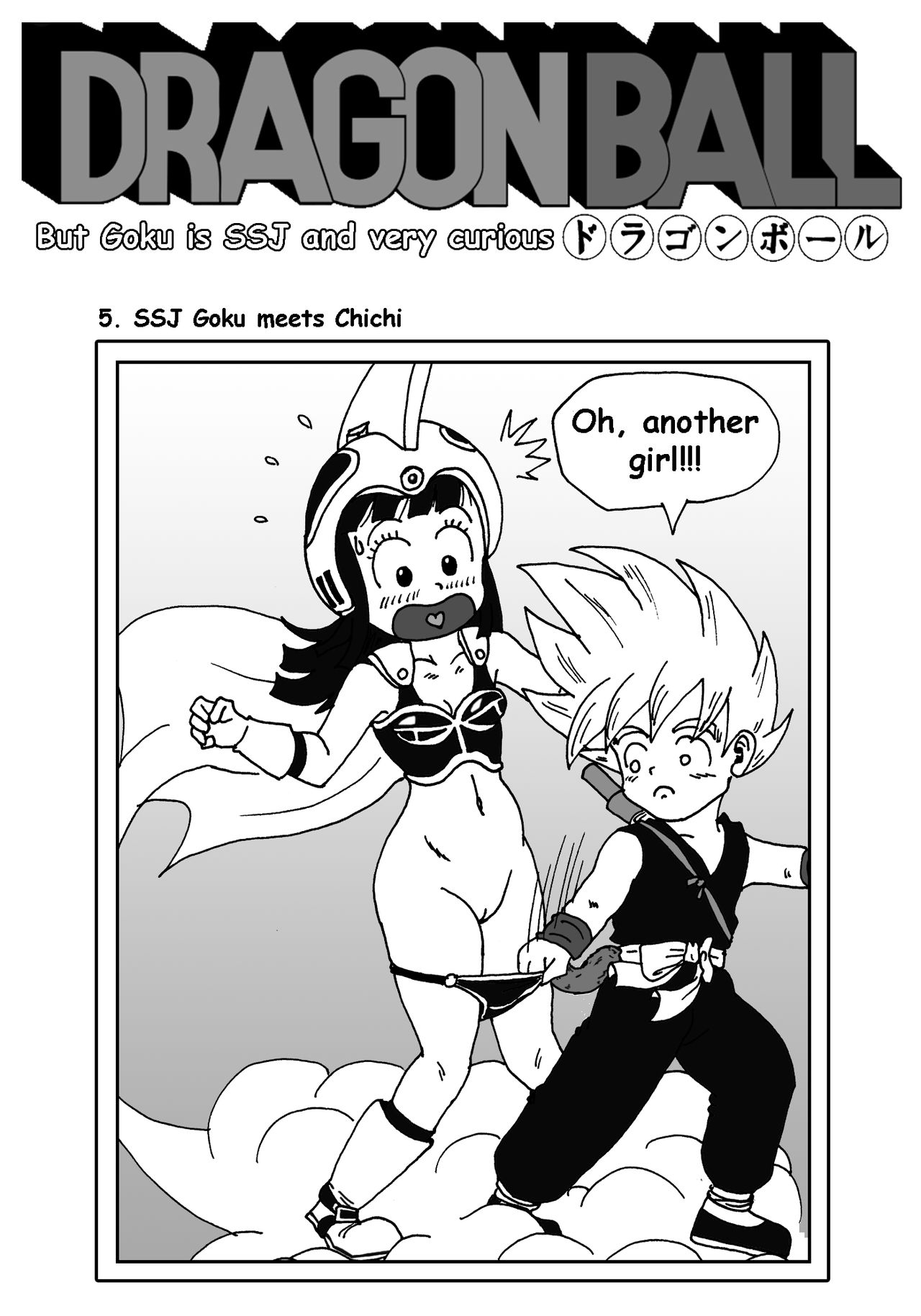 Dragon Ball but Goku is SSJ and very curious page 5 full