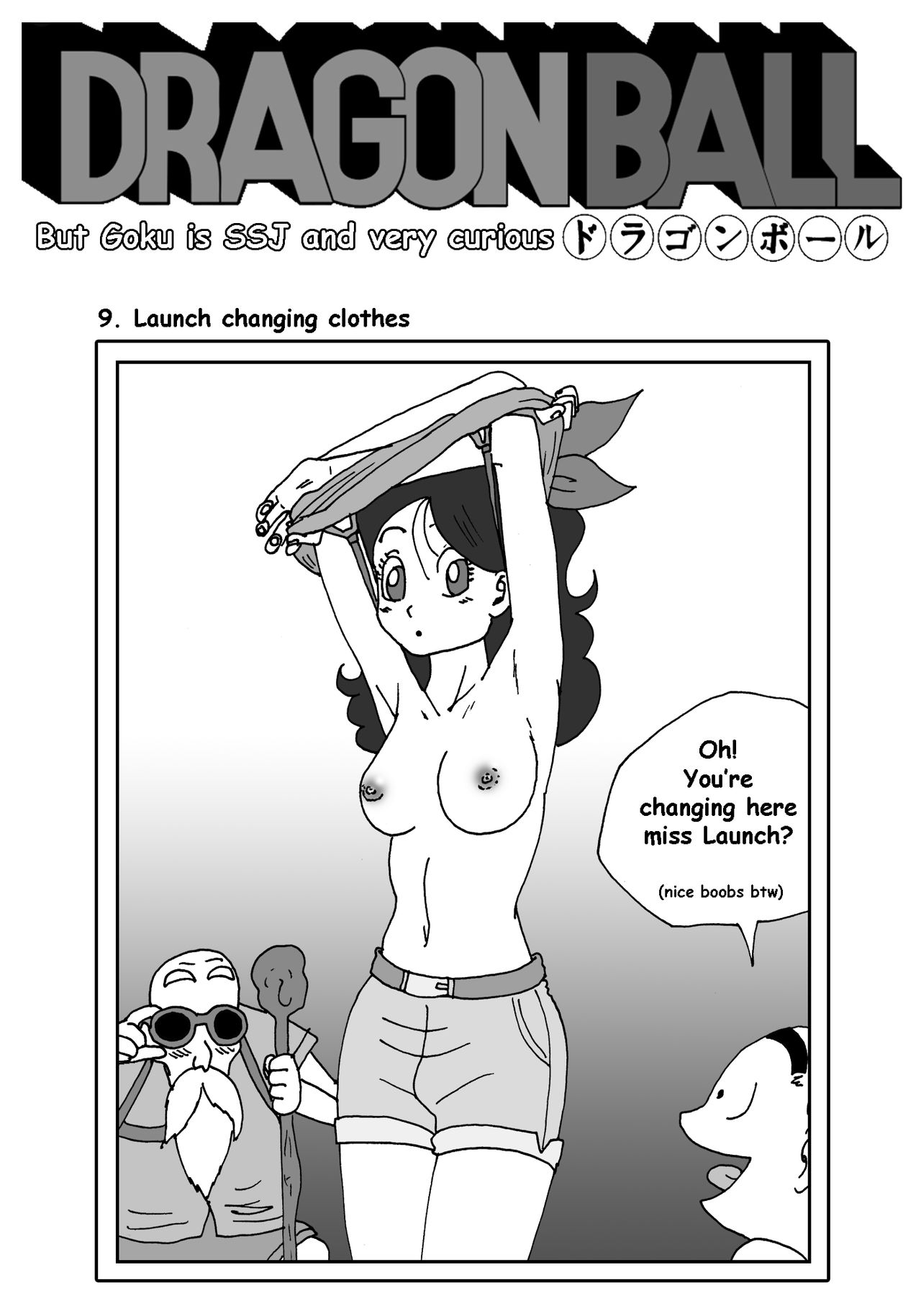 Dragon Ball but Goku is SSJ and very curious page 9 full