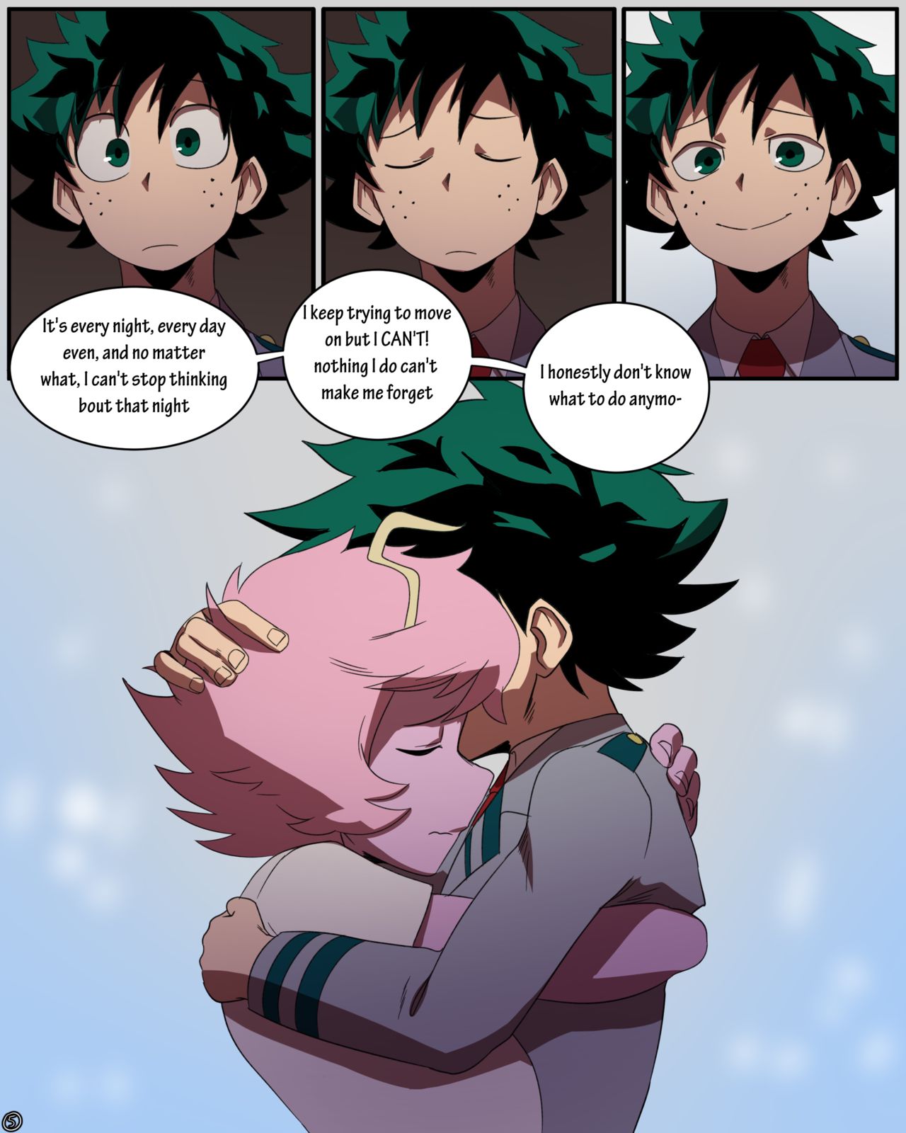 Mina x Izuku Comic page 6 full