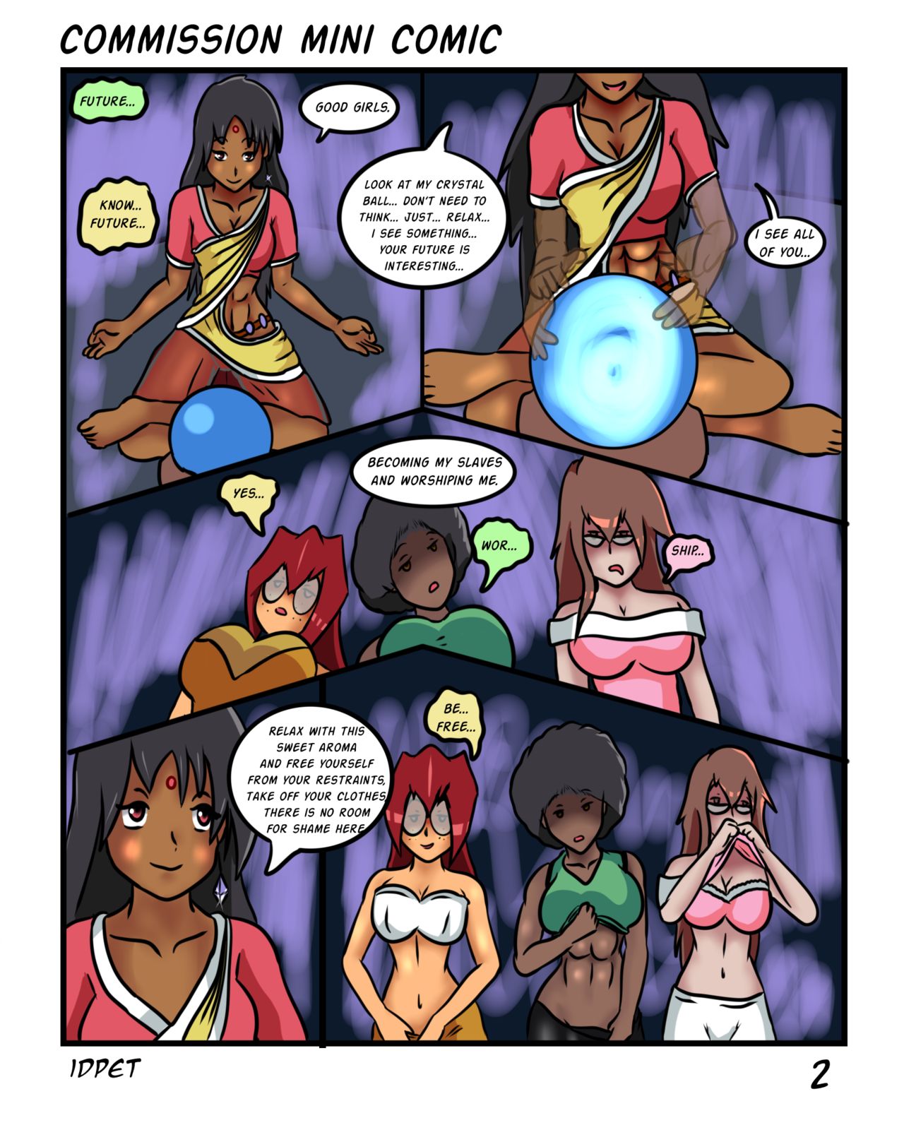 Mini comic The Mystical Fortune Teller page 2 full