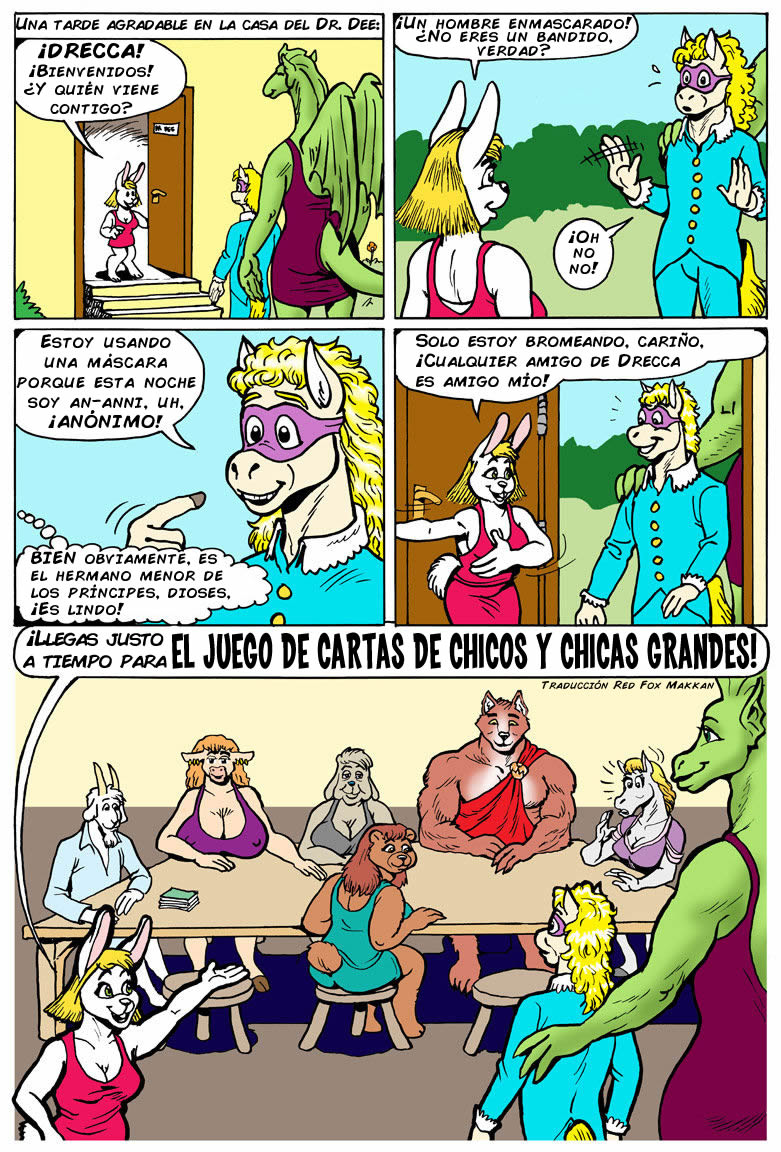 Juego de Cartas de Chicas y Chicos Grandes page 1 full