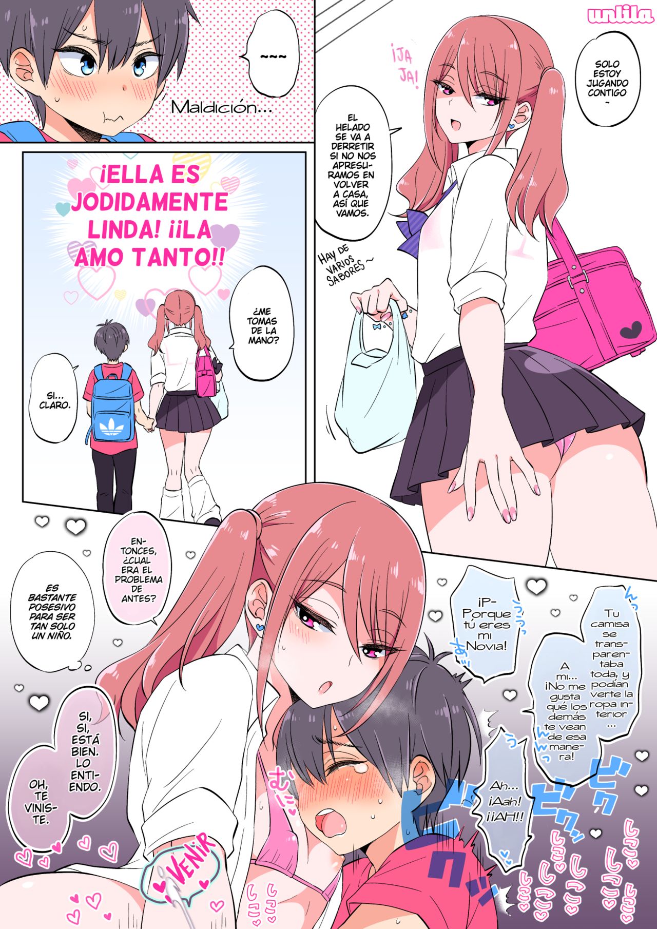 Twintail no Onee-chan♂ to Kurokami Shota | Twintail Onee-chan♂ and the Black Haired Shota page 3 full