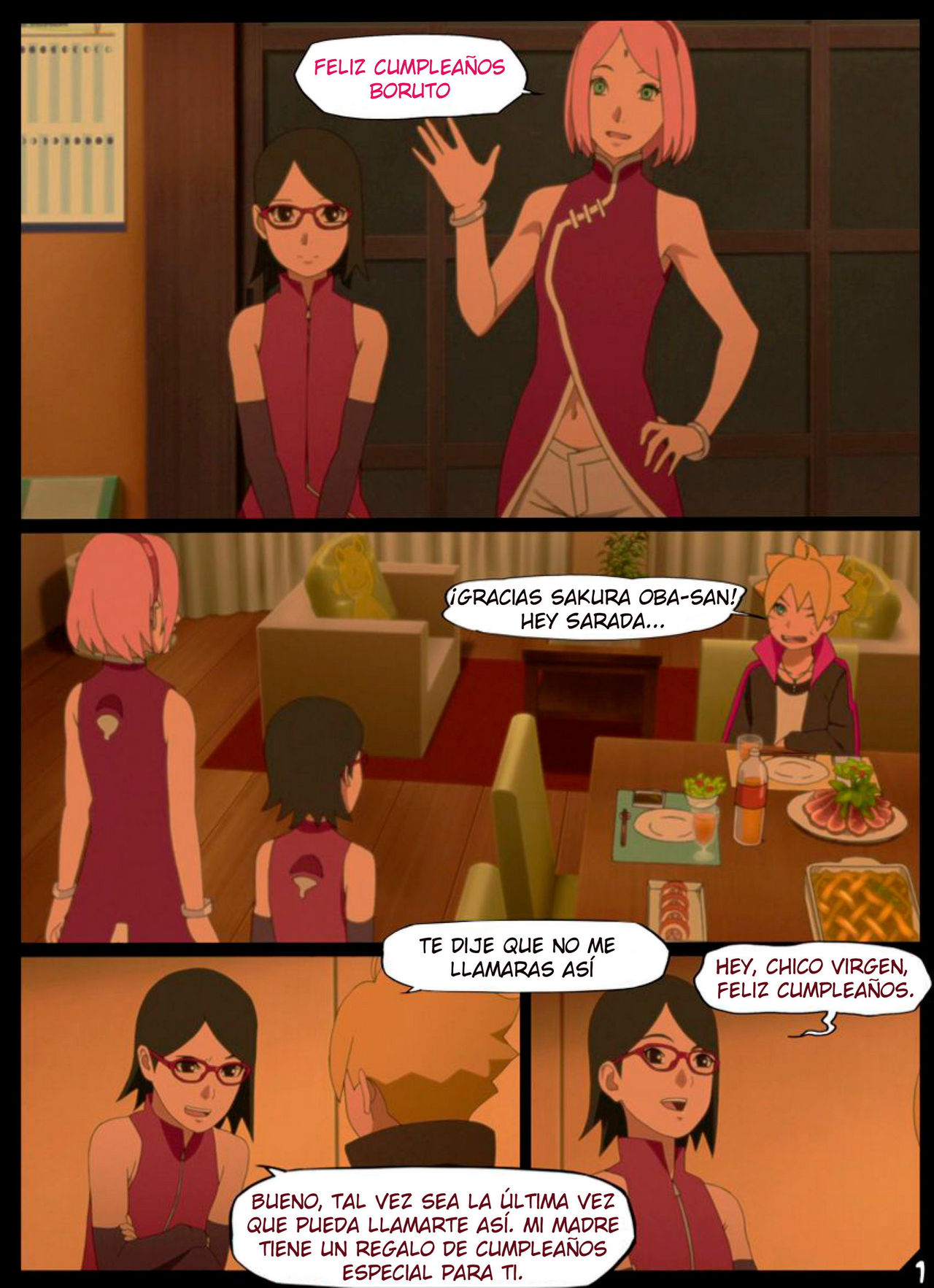Boruto's Birthday Gift page 2 full