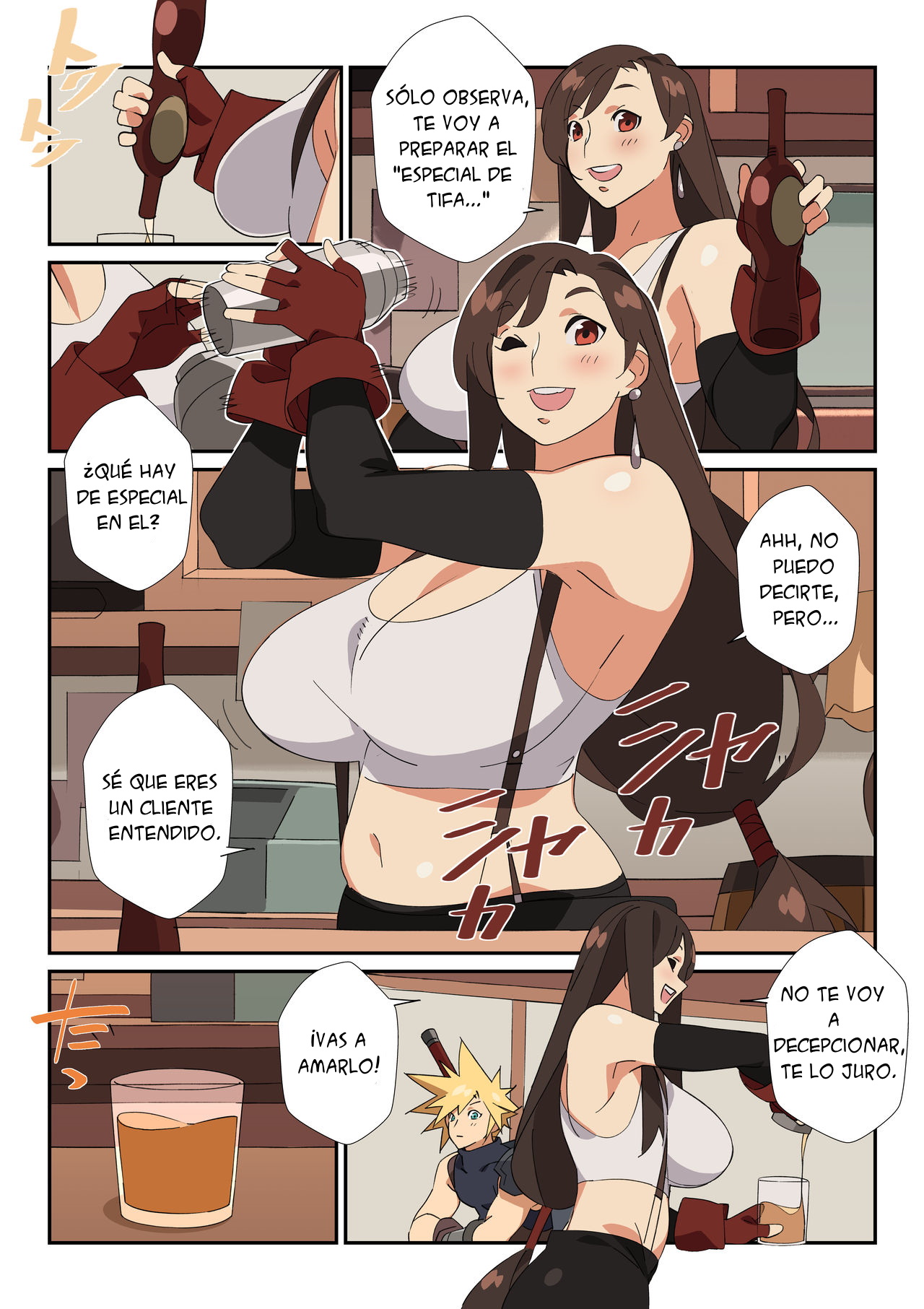 - Tifa's special Cocktail! -  -  - Complete page 6 full