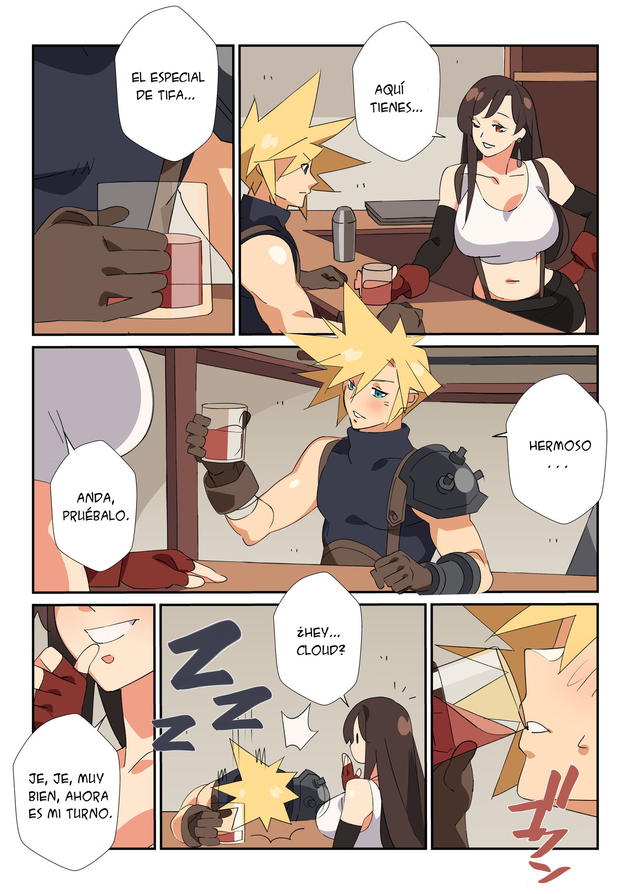 - Tifa's special Cocktail! -  -  - Complete page 7 full