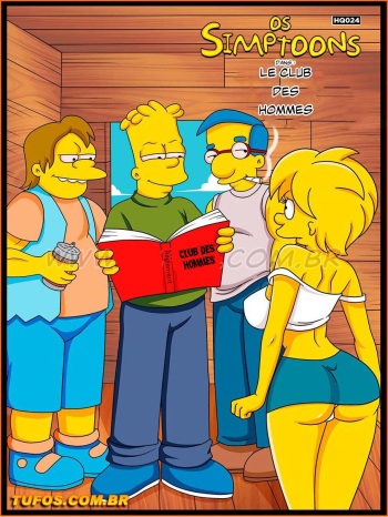 Les Simpson - Le Club Des Hommes cover