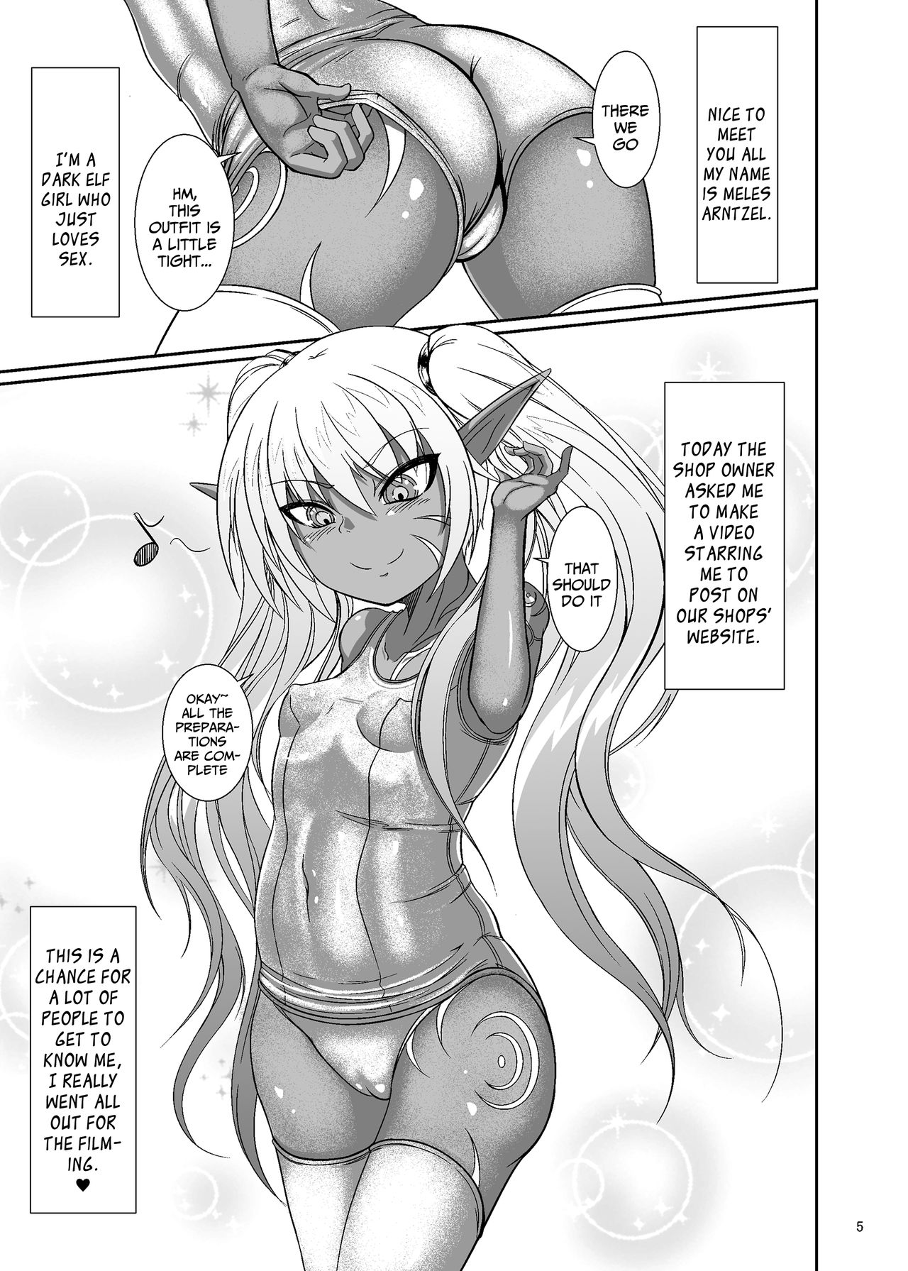 Inran Shoufu Meres-chan | Meles-chan, the LEWD prostitute page 4 full