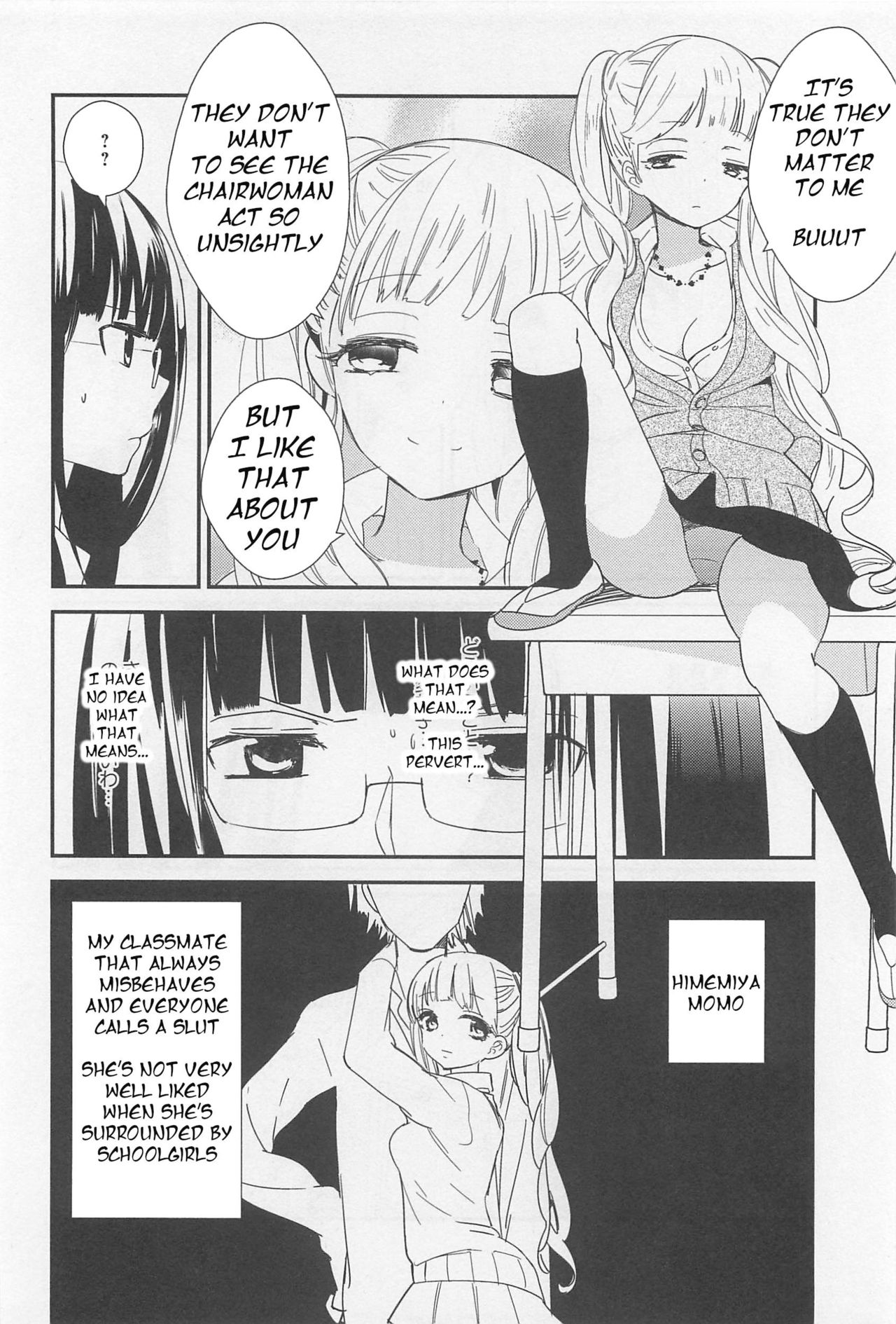Momo to Iincho | Momo and the Chairwoman page 4 full