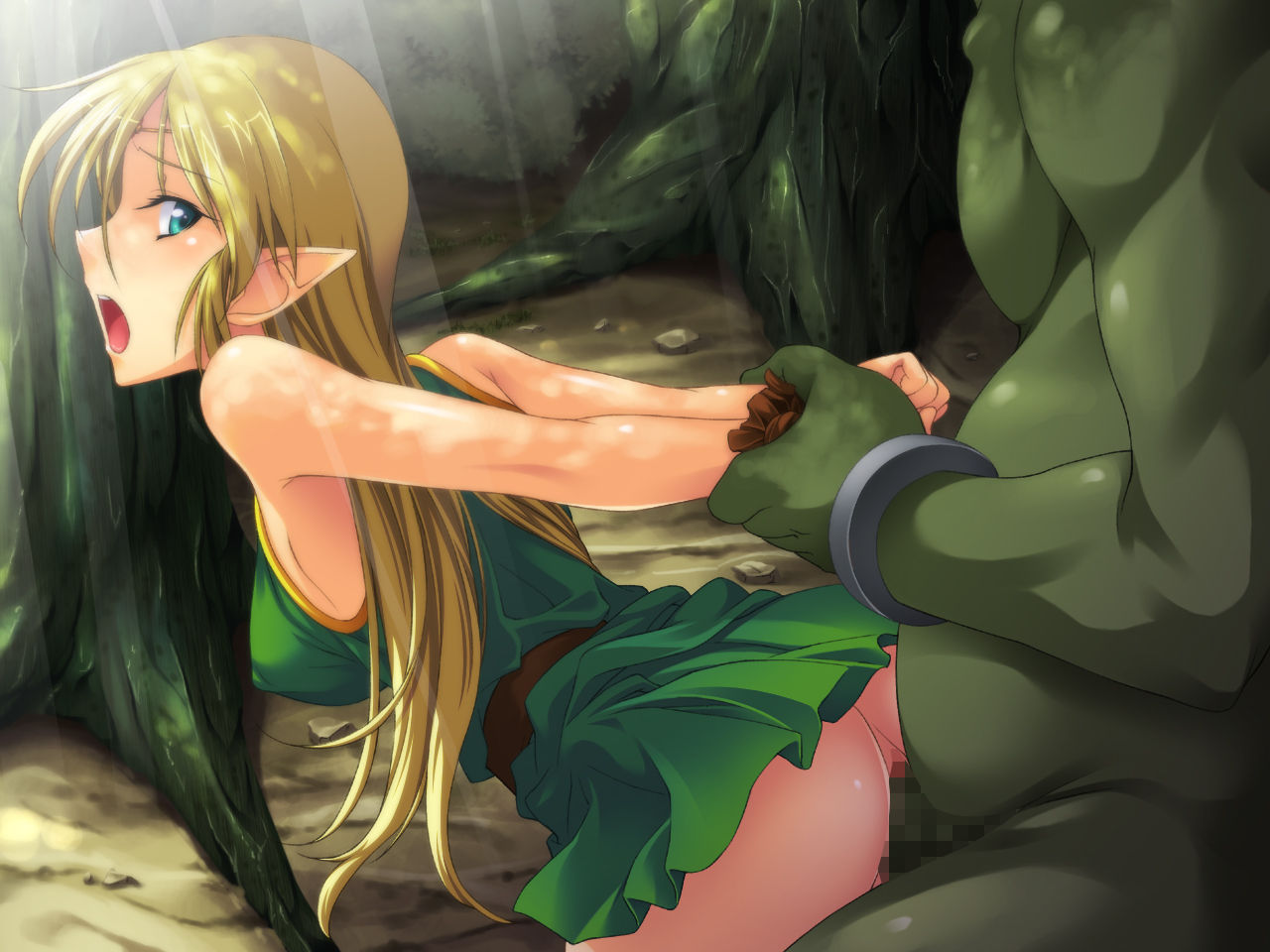 Lodoss Shima Senki Heroine Ryoujoku Zukan: Naraku no Higyaku Ishukouhai | Record of Lodoss War Heroine Gangbang: Savage Crossbreeding Hell page 4 full