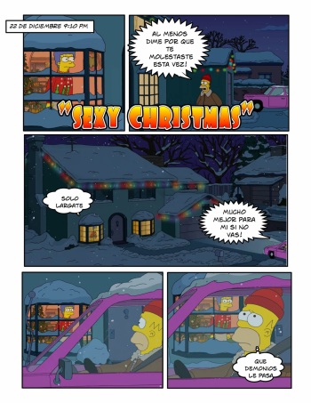 Simpsons xxx - Sexy Navidad cover