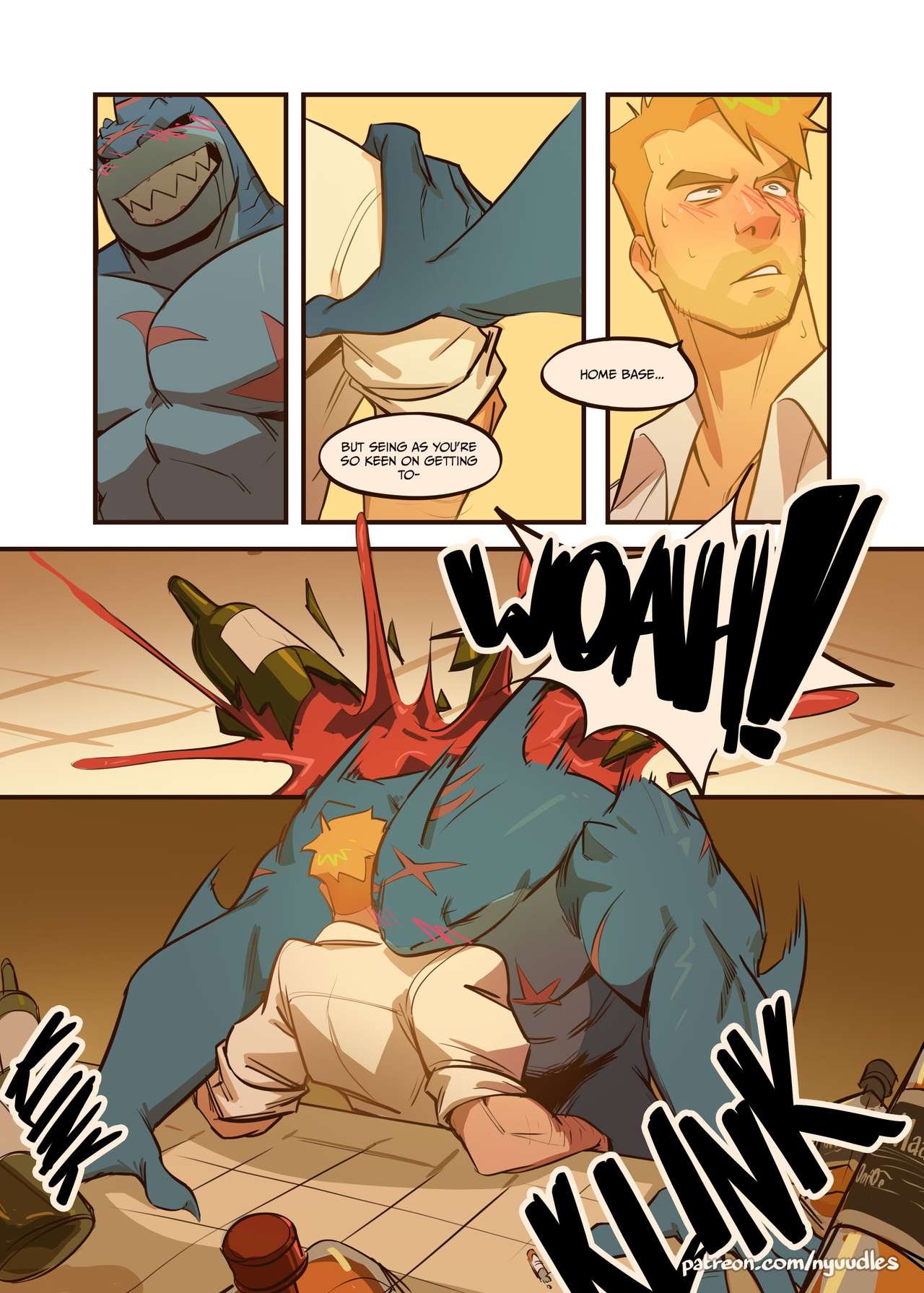 Spellbound: A John Constantine x King Shark Fan Comic page 5 full
