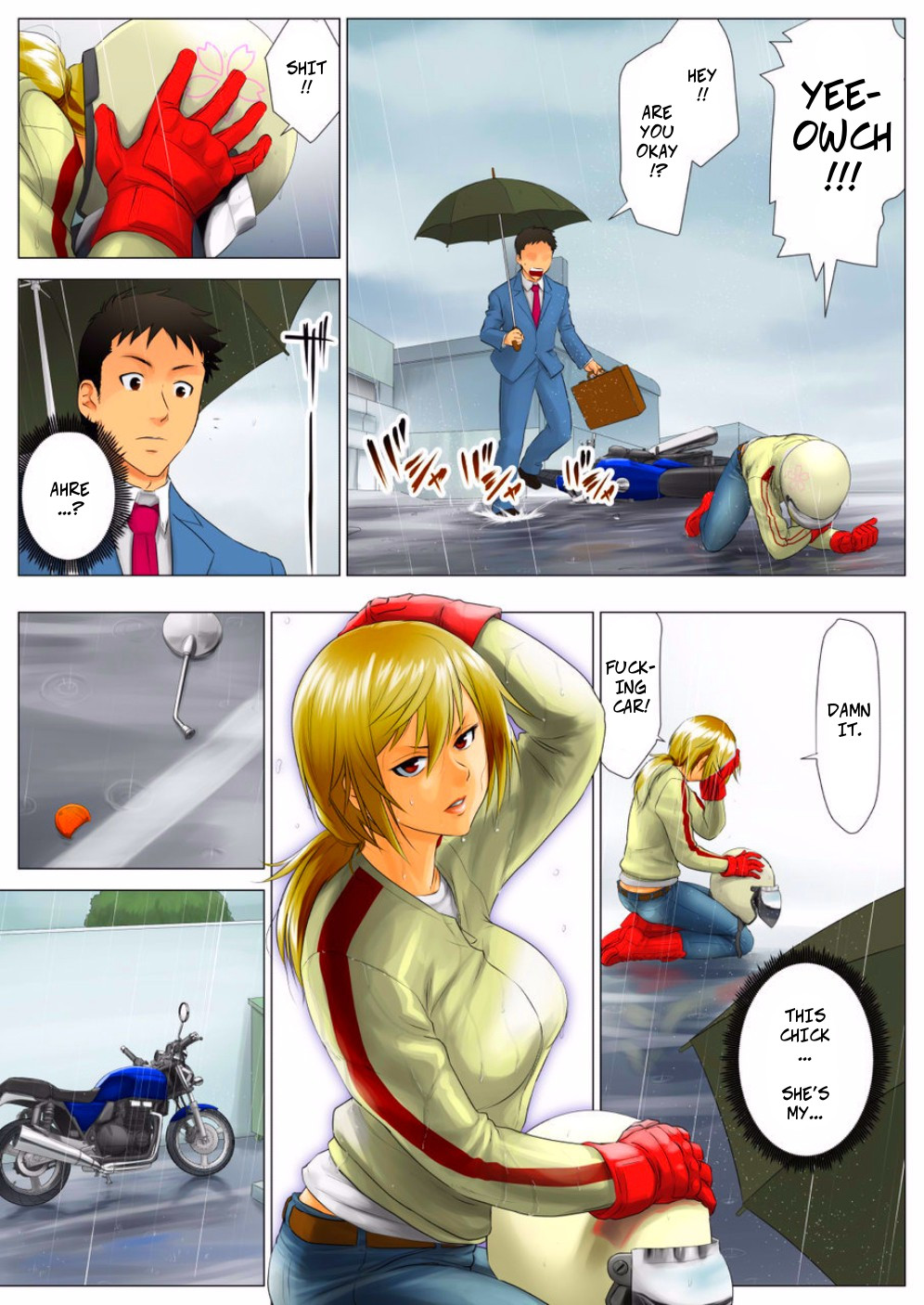 Yuuka -Tonari no Kinpatsu Musume ga Jitsu wa Otome datta Hanashi- | Yuka, My Dangerous Blonde Neighbor, Was Actually a Virgin page 9 full