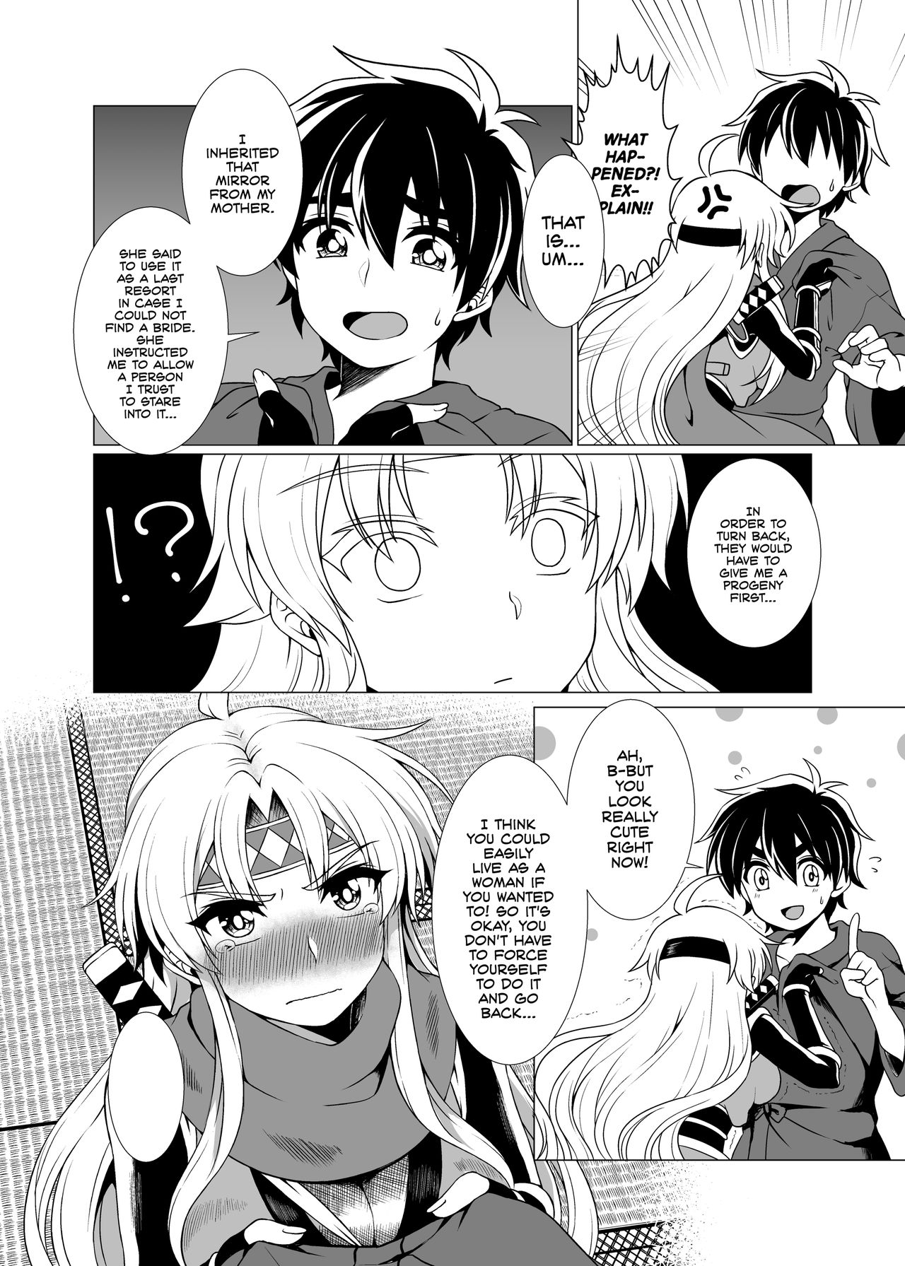 Inka Ranman ~Youshi Bitai no Yami no Shinobi, Kyousei Nyotaika~ | Lewd Flower Bloom! Flirtatious Ninja Thrown into a Woman's Body! page 7 full