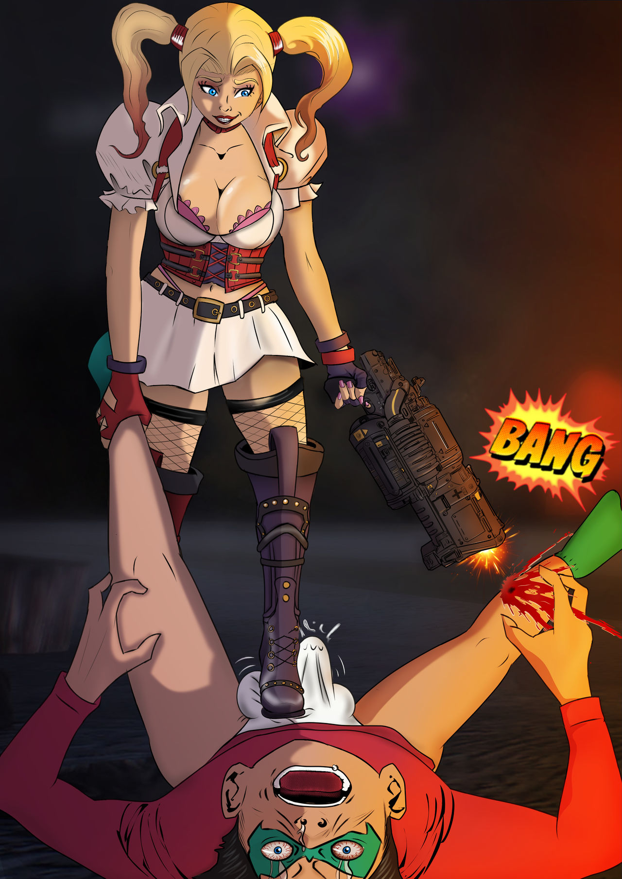 Harley Quinn shoot Robin page 3 full