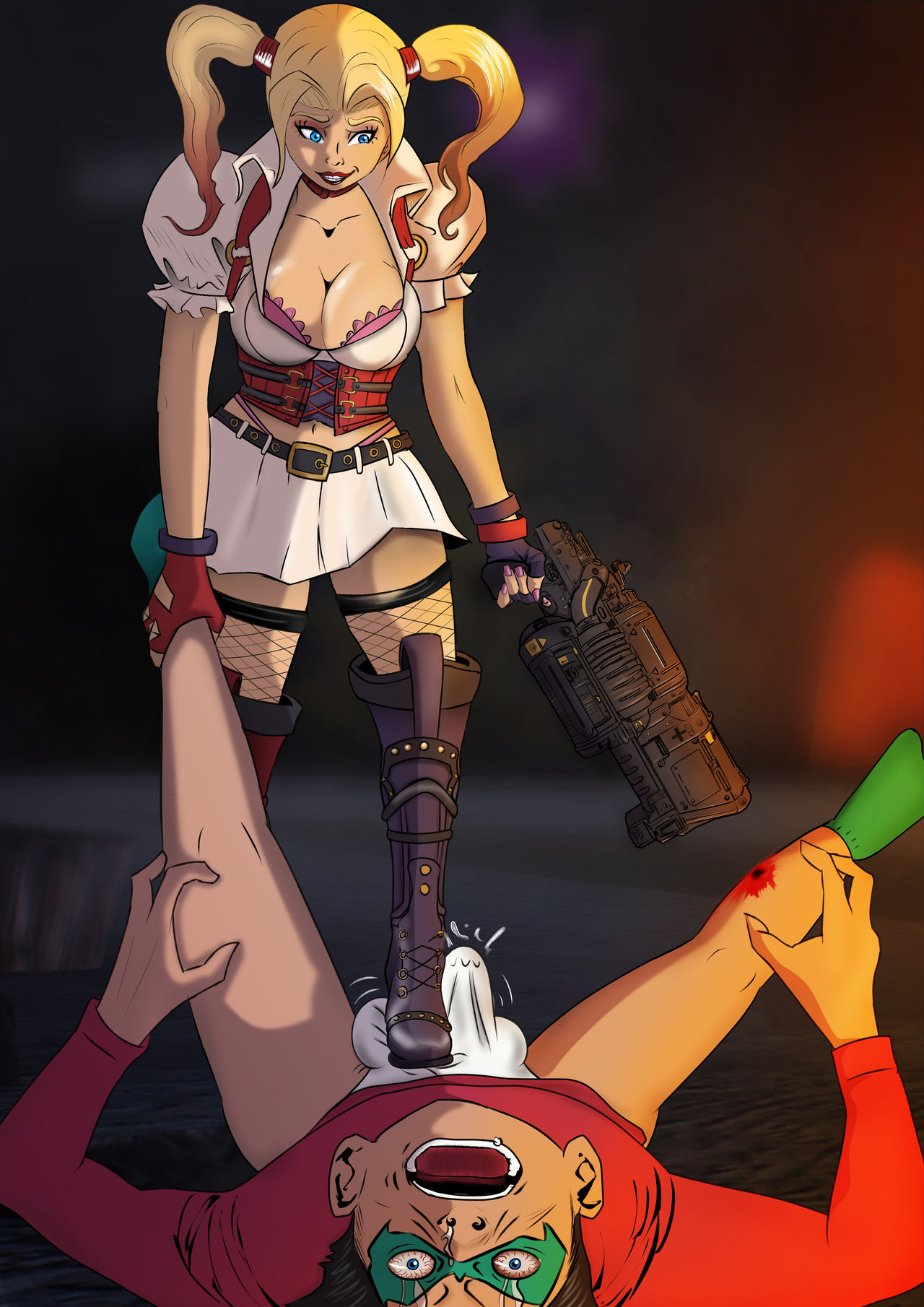 Harley Quinn shoot Robin page 4 full