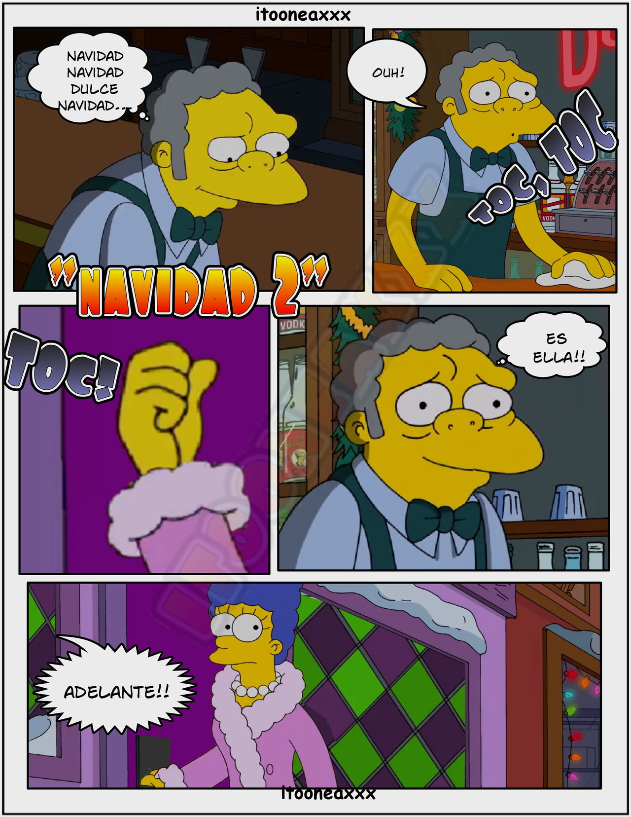 Simpsons xxx - Sexy Navidad page 1 full