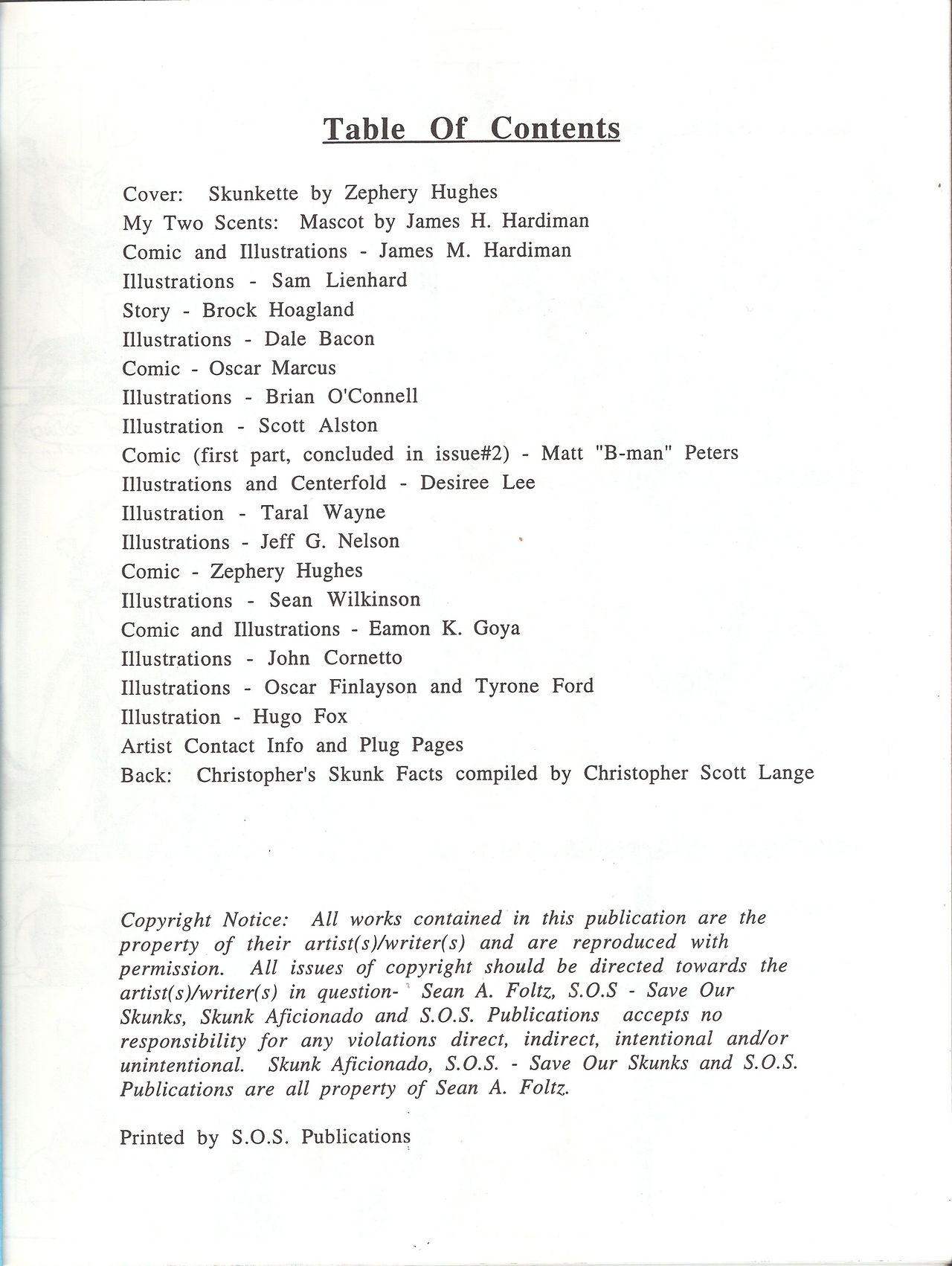 Skunk Aficionado Vol.1 page 3 full