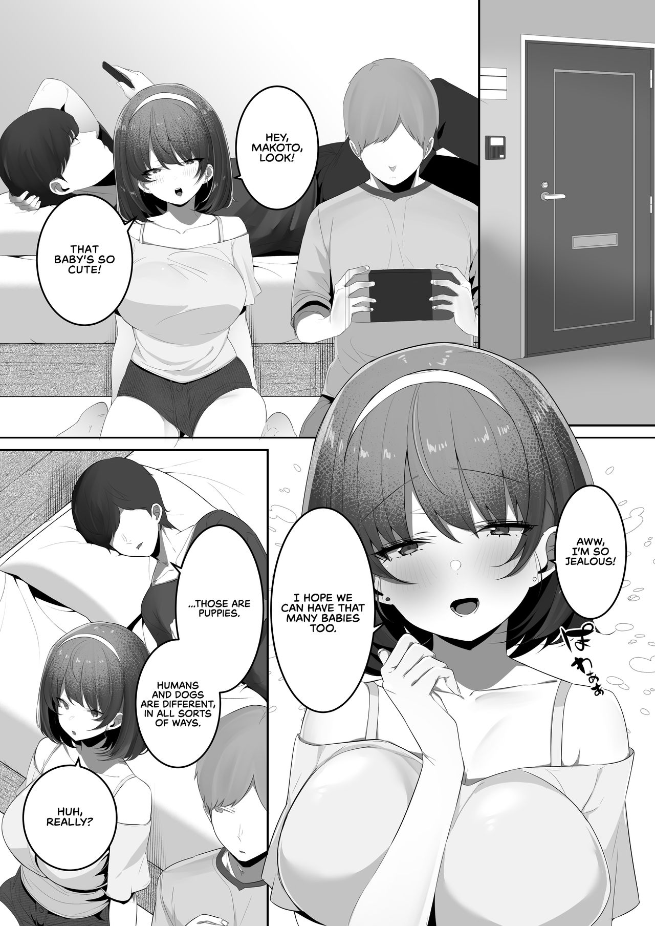 Kareshi Mochi no Kyonyuu Osananajimi o NTR Nakadashi Suru Hon page 5 full