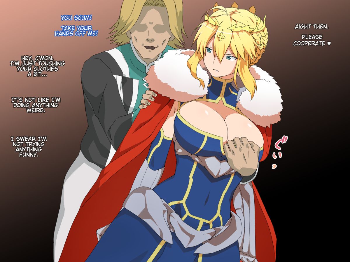Titoria and the male Chaldea staff member page 7 full