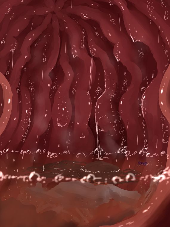 A girl being digested page 10 full