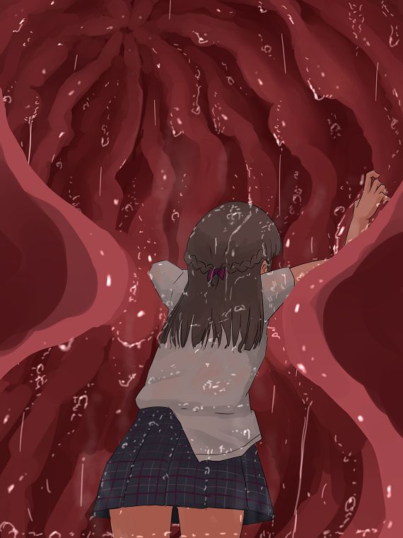 A girl being digested page 6 full