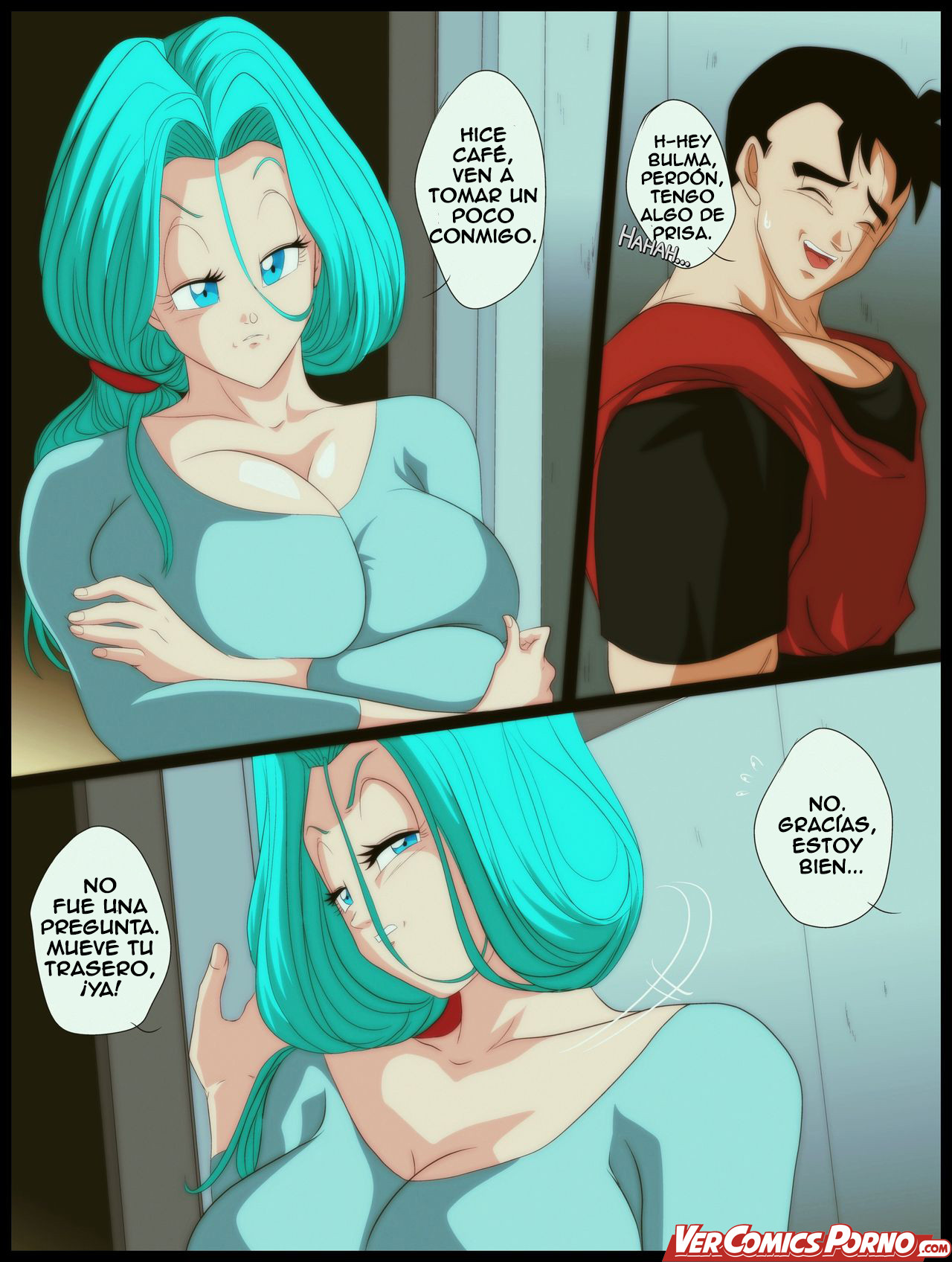 Desire: Bulma x Gohan page 4 full