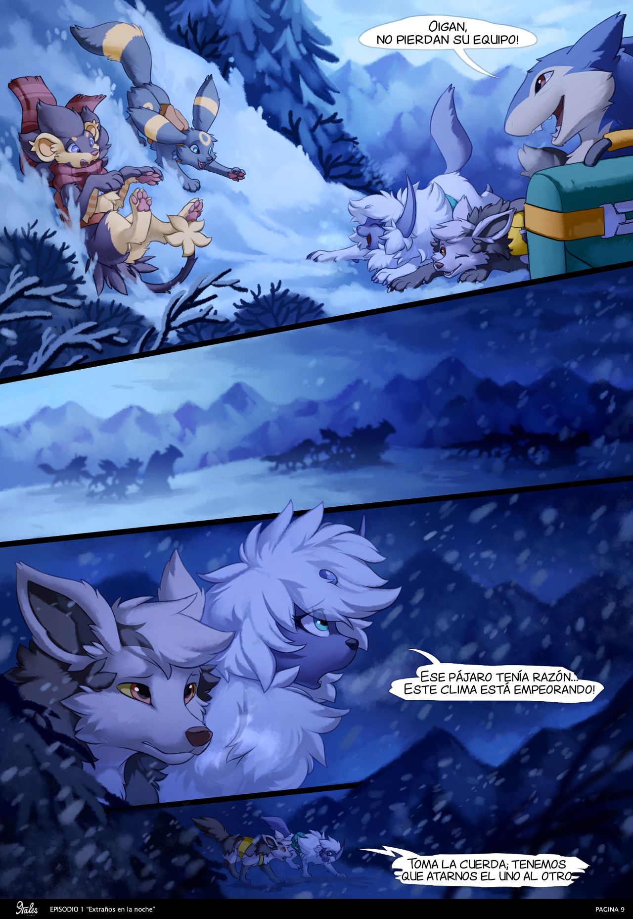 9Tales  Episodio 1 - Extraños en la Noche page 10 full