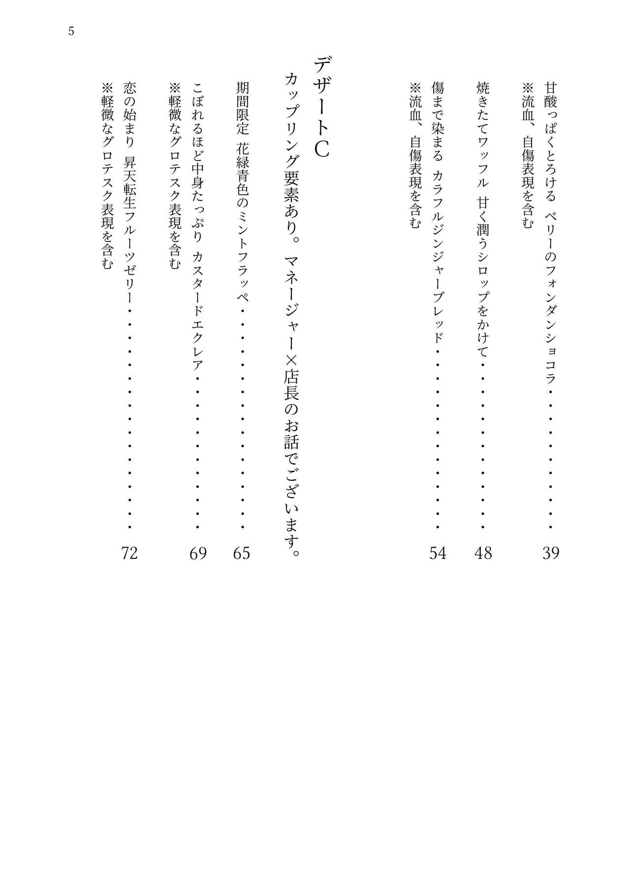 Happiiresutoran No Kimagure Dezaatomenyuu page 4 full