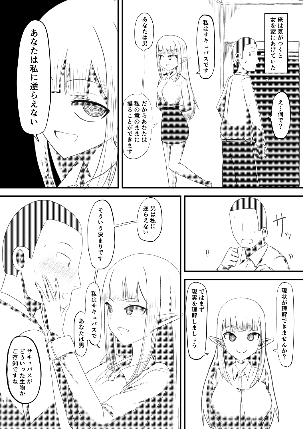 Ore ga Succubus ni Natte Mesu Ochi suru Hanashi page 4 full