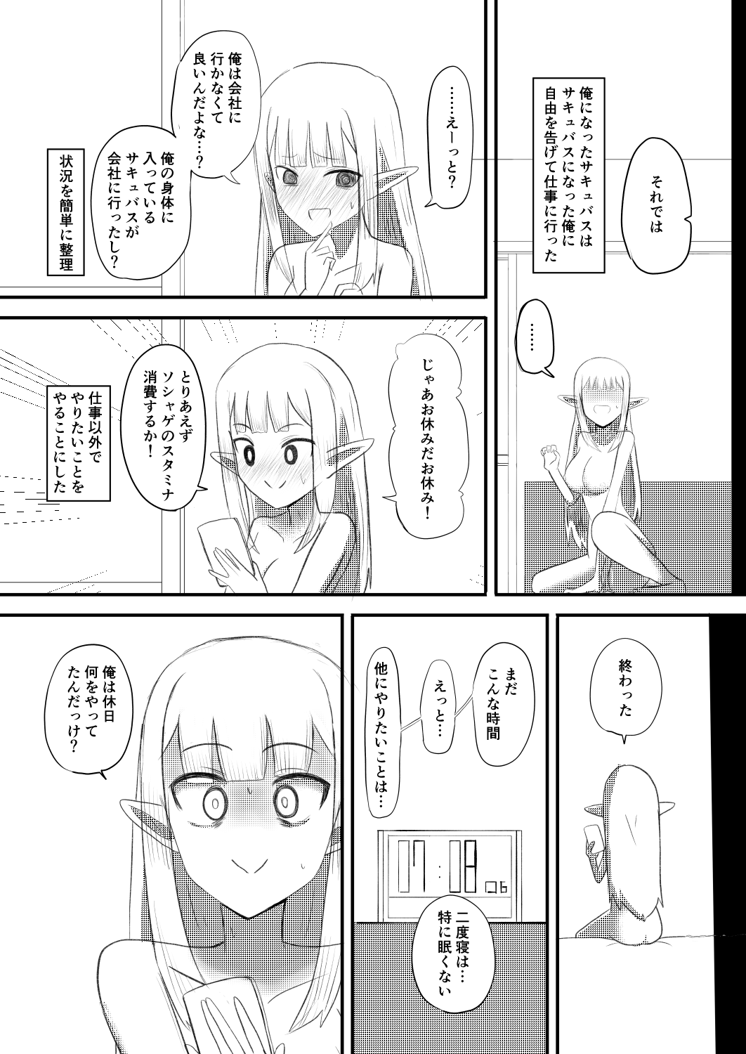 Ore ga Succubus ni Natte Mesu Ochi suru Hanashi page 8 full
