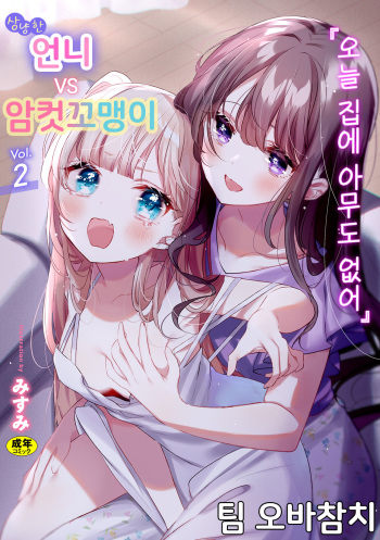 2D Comic Magazine Mesugaki vs Yasashii Onee-san Vol. 2  | 암컷꼬맹이 vs 상냥한 언니 Vol. 2 cover