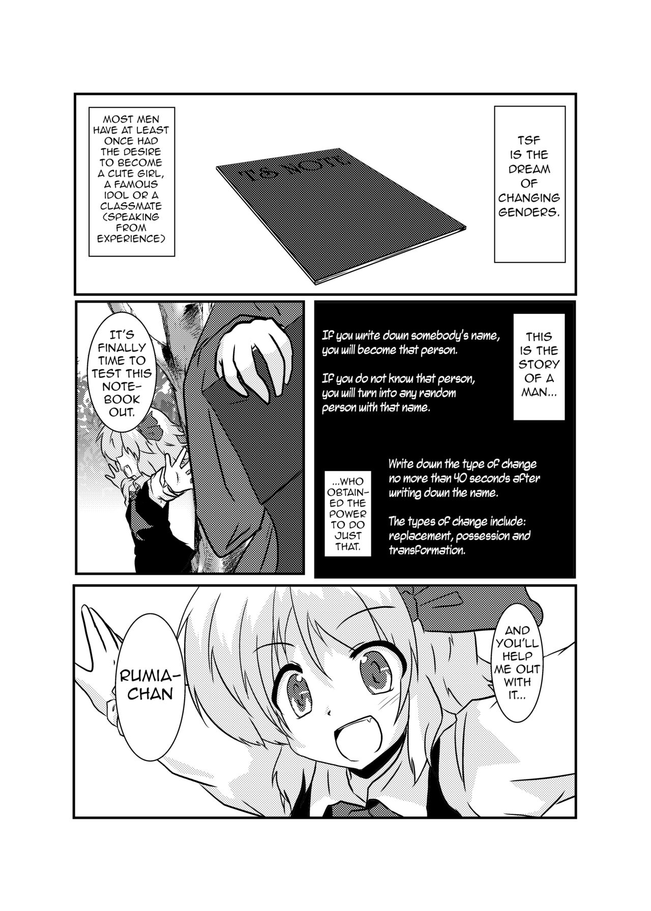 Touhou TS Monogatari | Touhou TS Stories ~Rumia's Chapter~ page 4 full