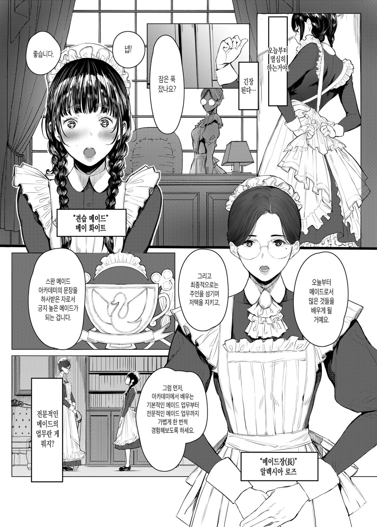 SWAN MAID ACADEMY | SWAN MAID ACADEMY ~견습 메이드 메이~ page 4 full
