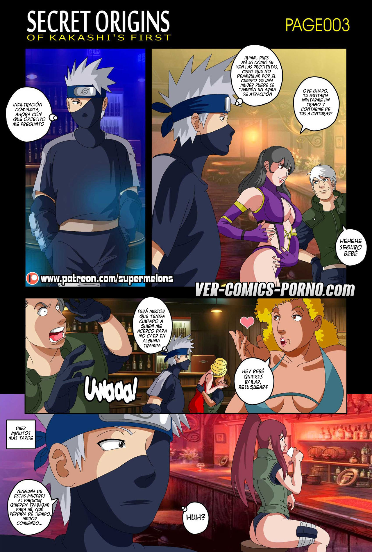 Secret Origins of Kakashi’s First – Super Melons   Naruto page 4 full