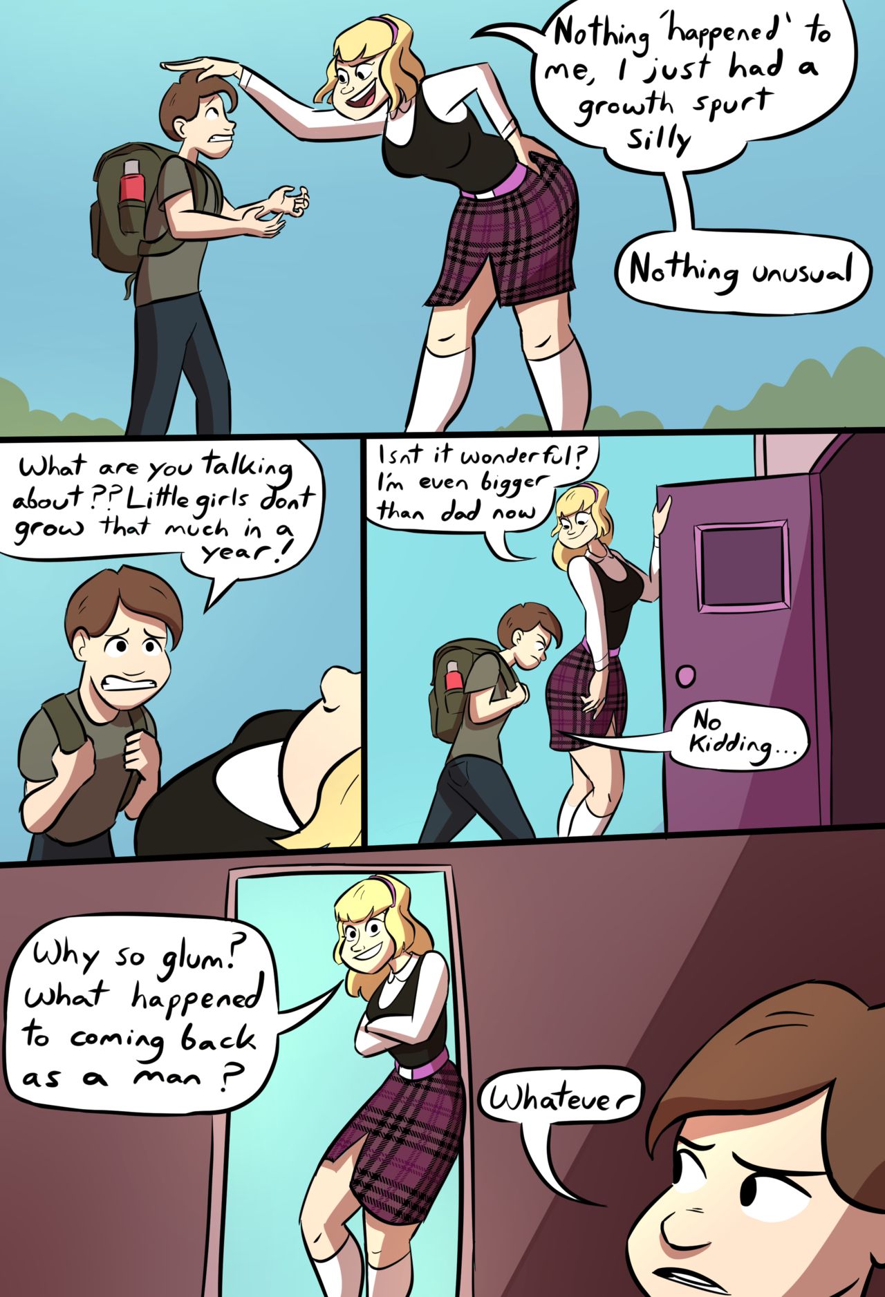 Growing Sister Comic page 3 full
