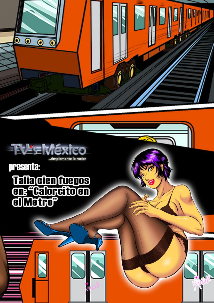 Talía Cien Fuegos En: "Calorcito En El Metro" page 1 full
